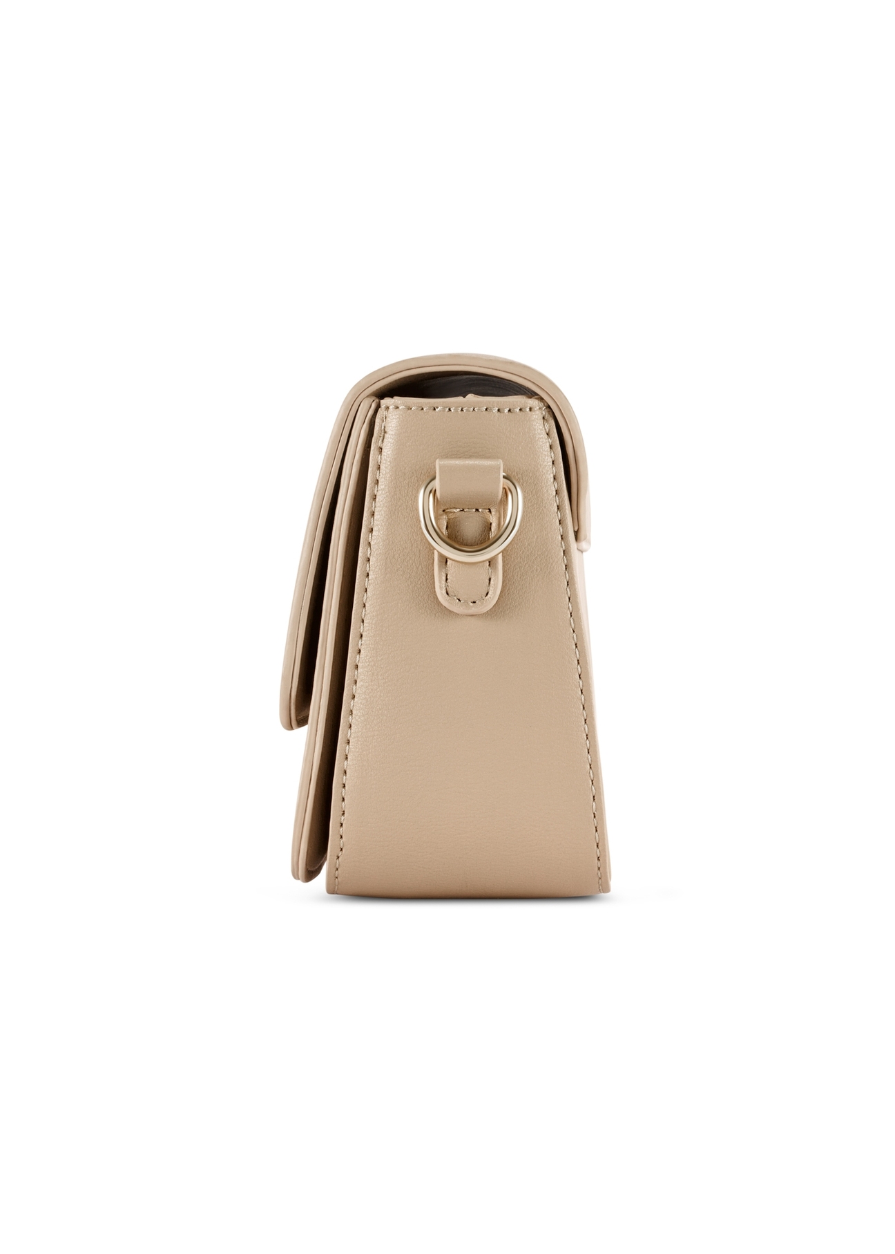 Mała beżowa torebka damska TOREC-1171-1B(W26)