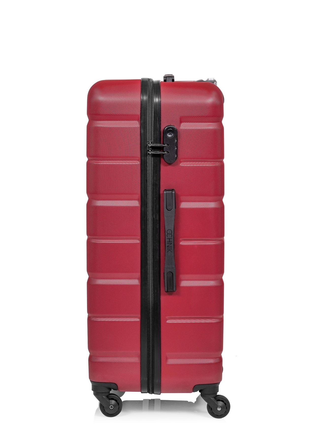 Komplet walizek na kółkach 19''/24''/28'' WALAB-0067-4D(W26), widok produktu z boku na białym tle.