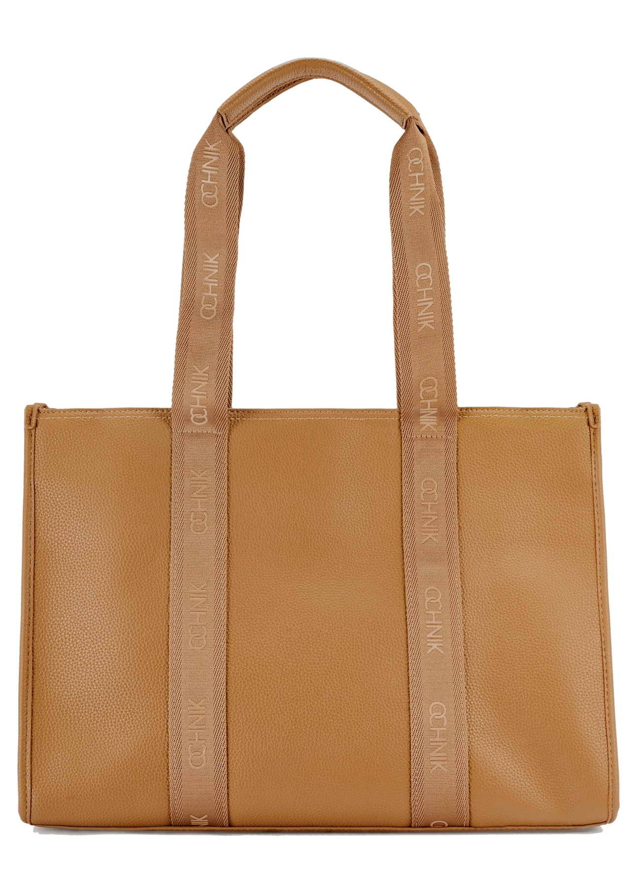 Duża torebka shopper camelowa TOREC-0977A-24(Z25)