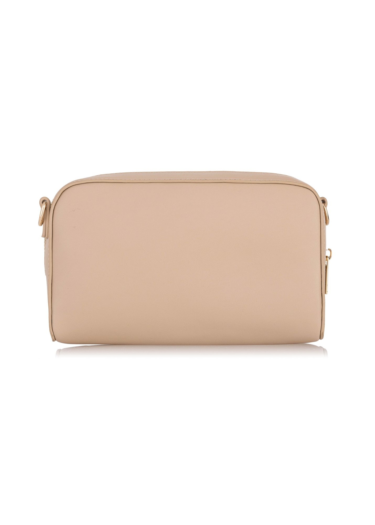 Mała torebka cross body w kolorze beżowym TOREC-0904-82(W24)-04