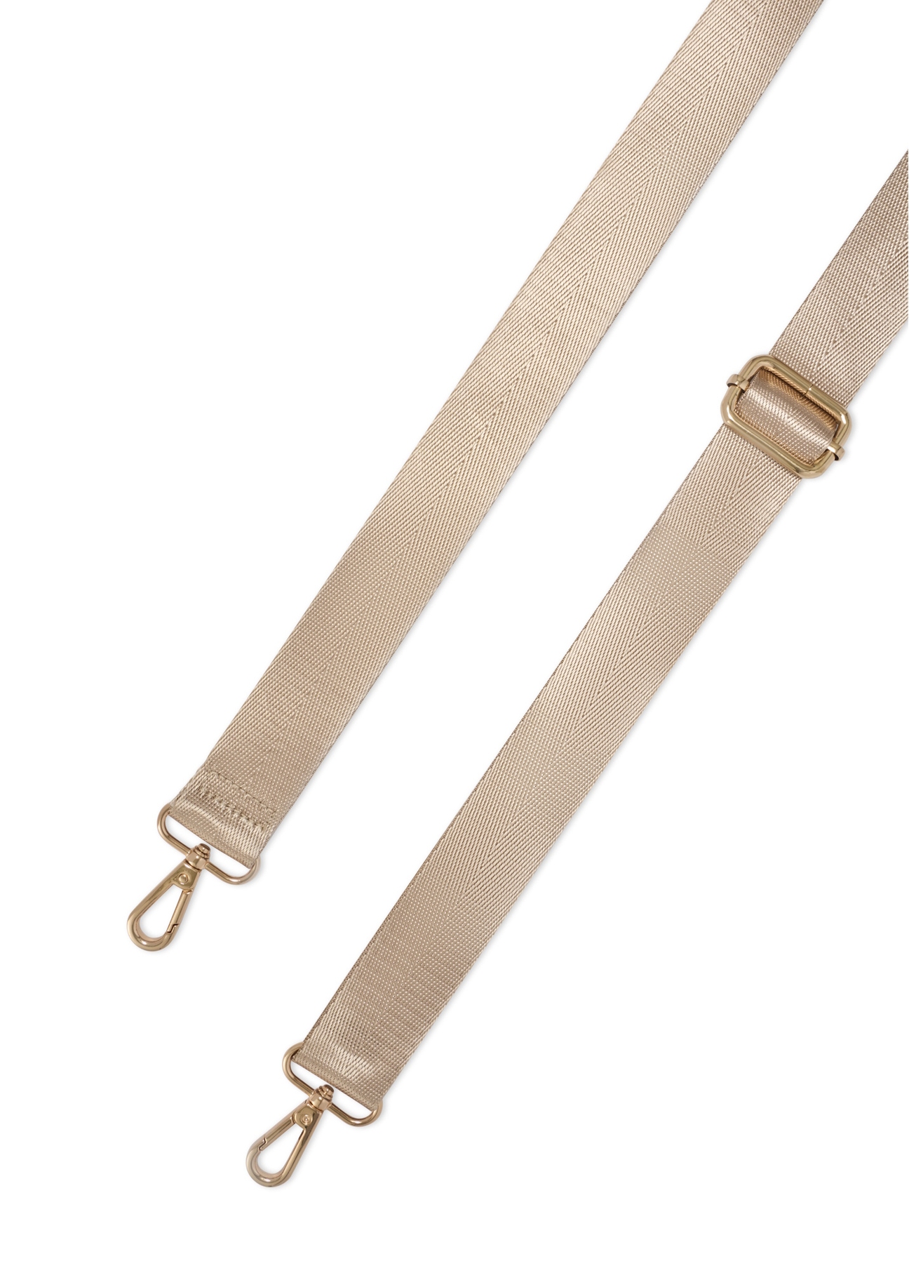 Beżowa damska torba na laptopa TOREN-0344-1A(W26), widok paska produktu na białym tle.