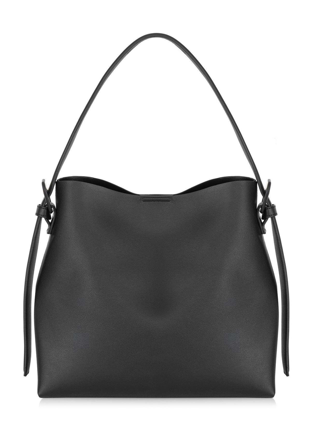 Czarna torebka damska shopper TOREC-0903A-99(W25)-04