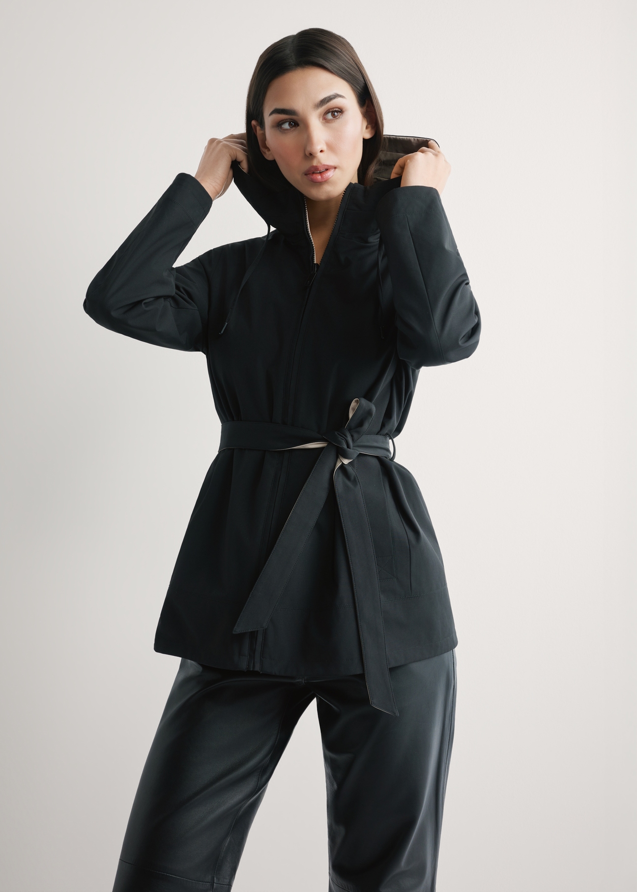 Dwustronna przejściowa kurtka damska KURDT-0655-9J(W26)