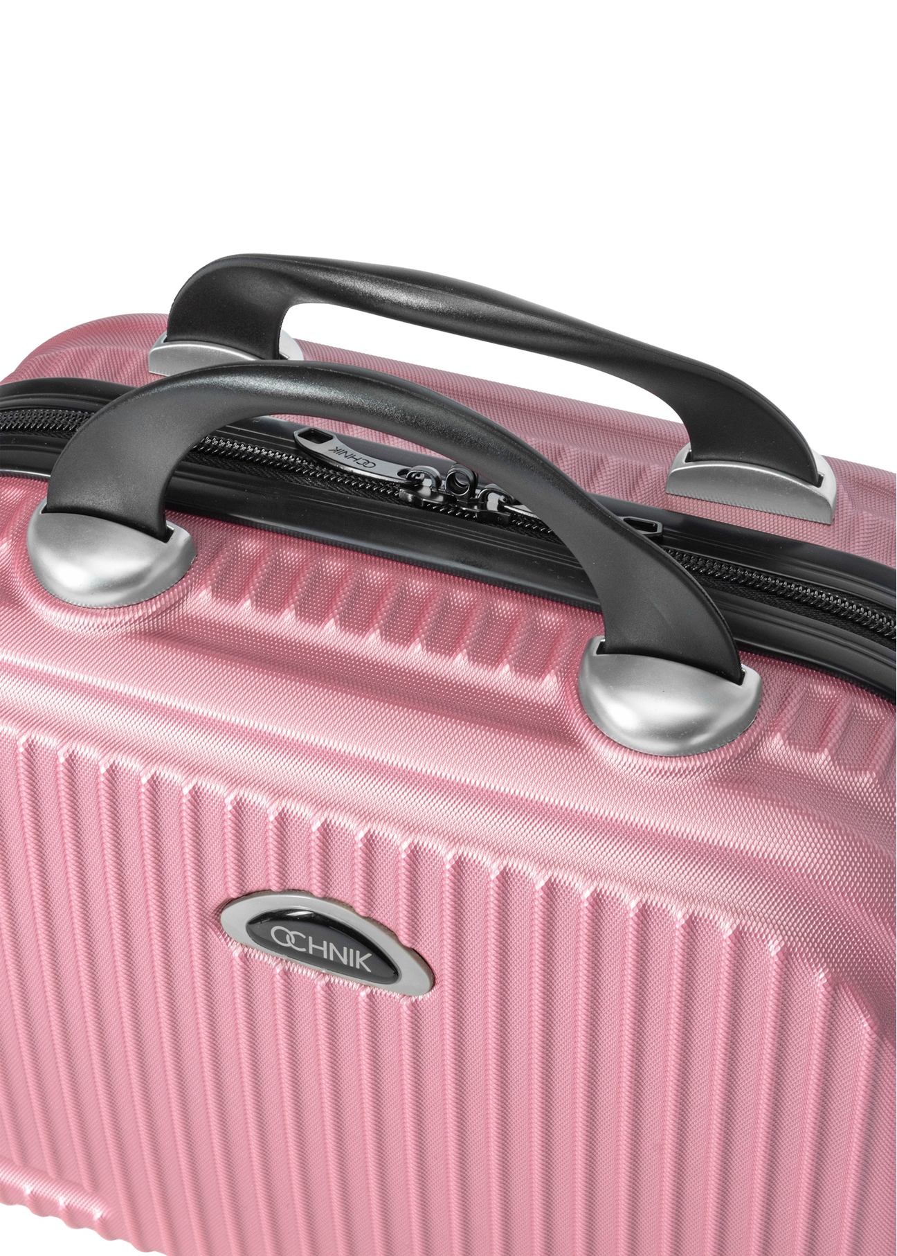 Kosmetyczka WALAB-0053-5C-14(W26), zbliżenie na detal produktu na białym tle.