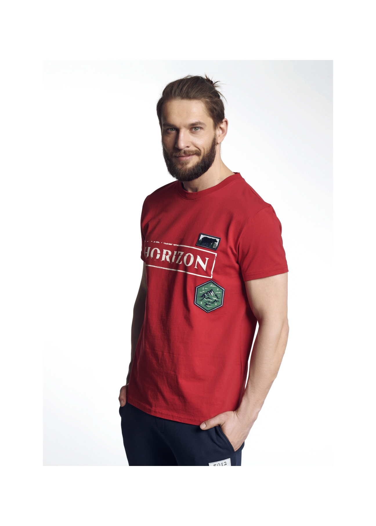 T-shirt męski TSHMT-0056-42(W21)-01