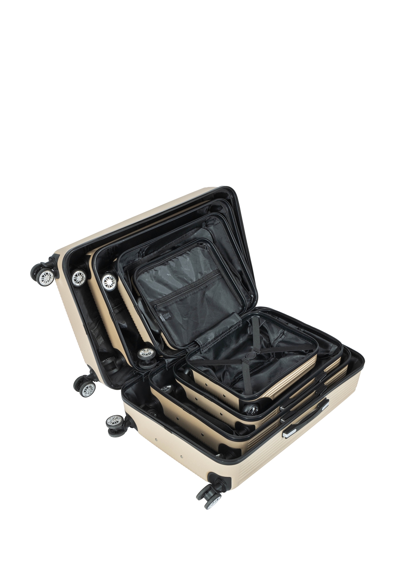 Komplet walizek twardych na kółkach 16"/19"/24"/29" WALAB-0053-0X(W26)