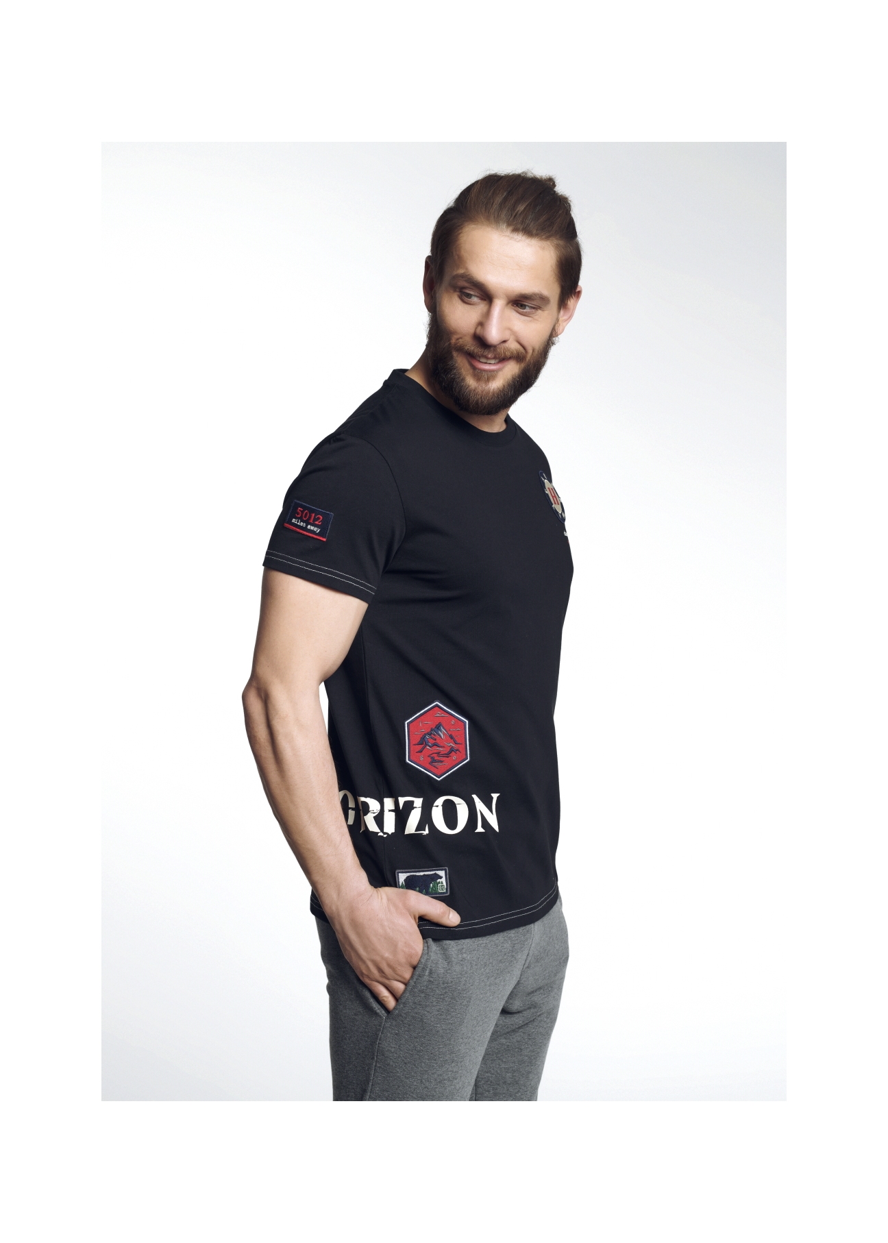 T-shirt męski TSHMT-0041-99(W21)-07