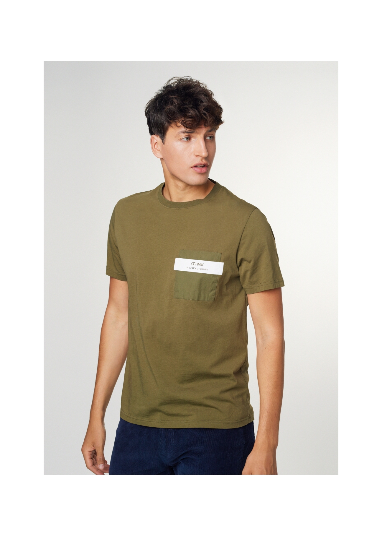 T-shirt męski TSHMT-0062-55(Z21)-01