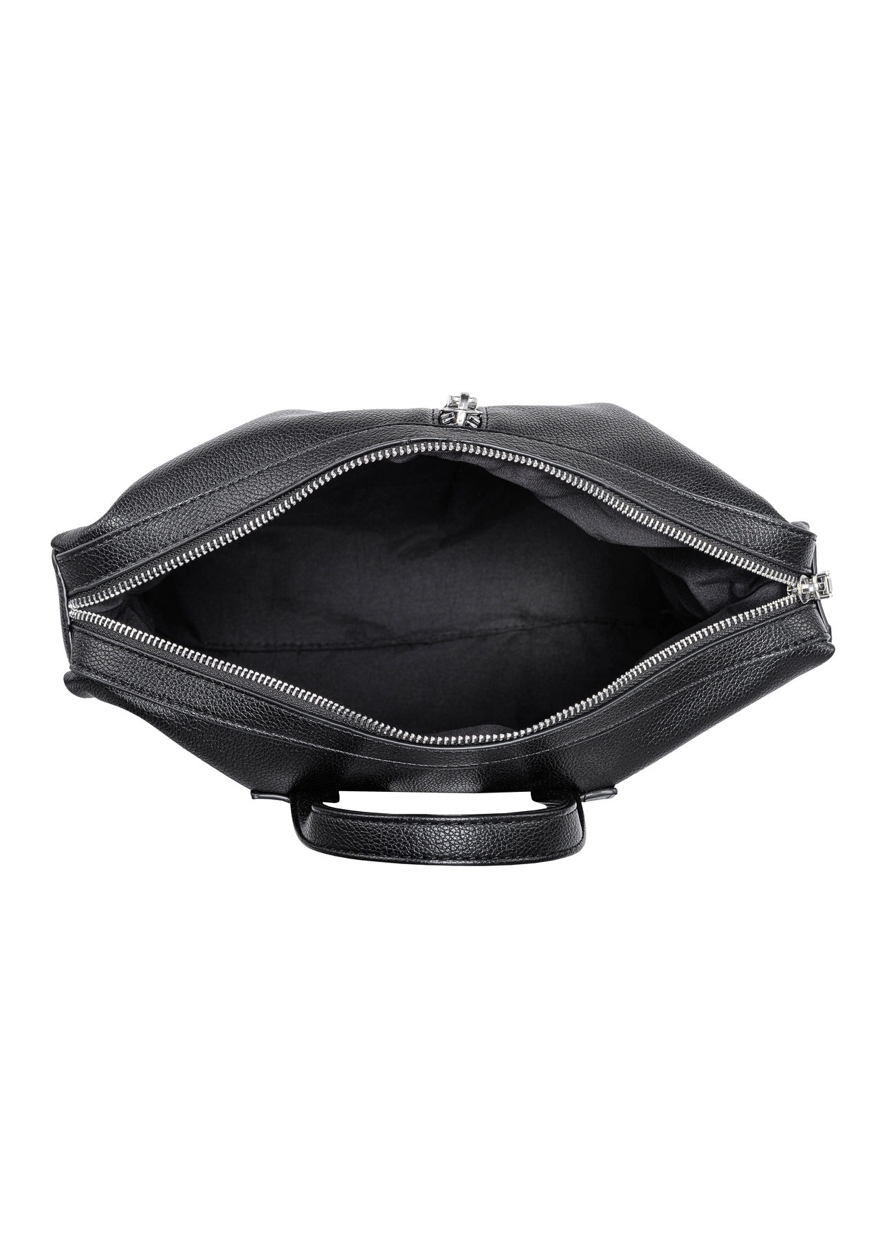 Czarny plecak damski z suwakiem TOREC-0755-99(W23)-04