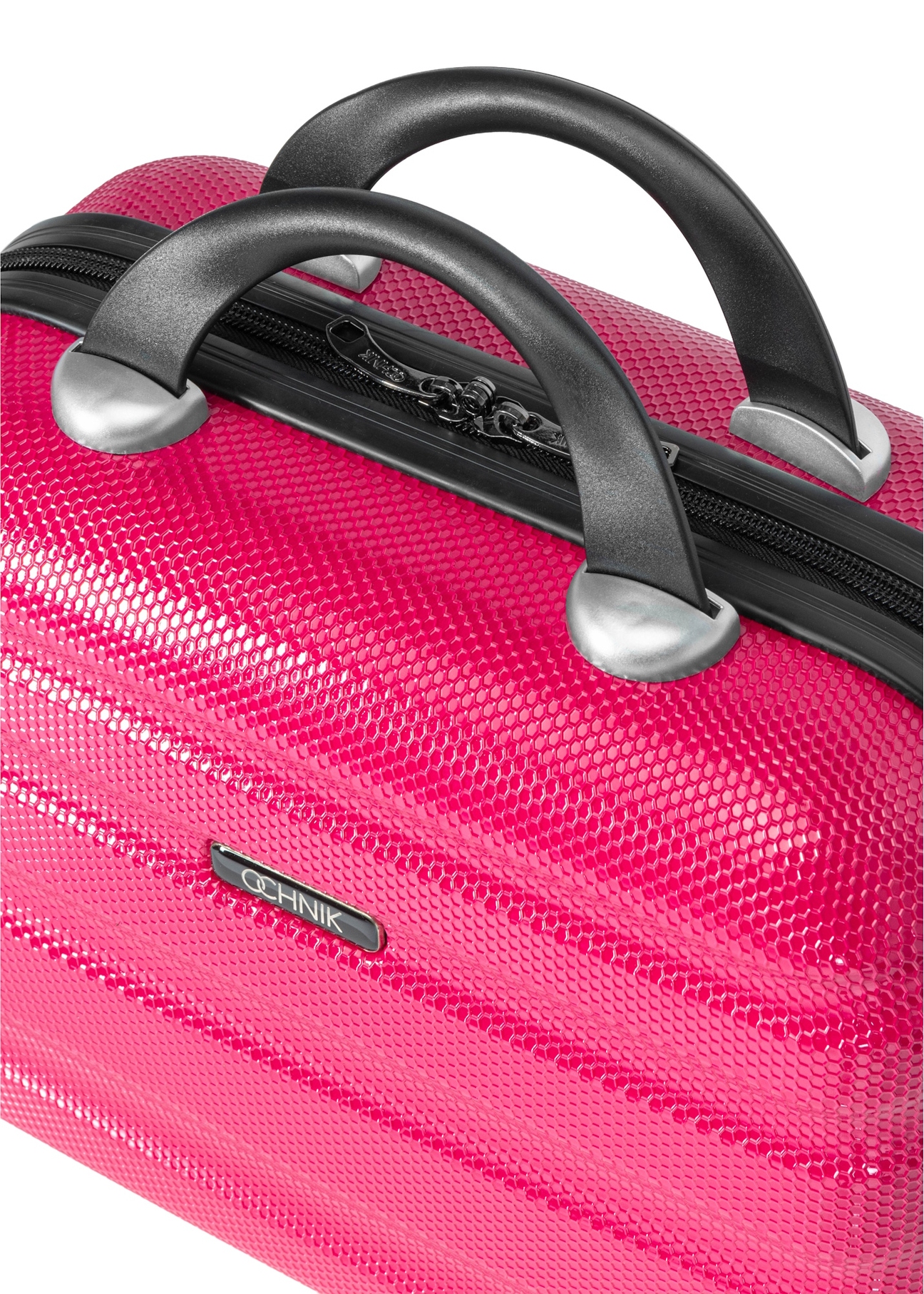 Kosmetyczka WALPC-0012-5E-14(W26), zbliżenie na detal produktu na białym tle.