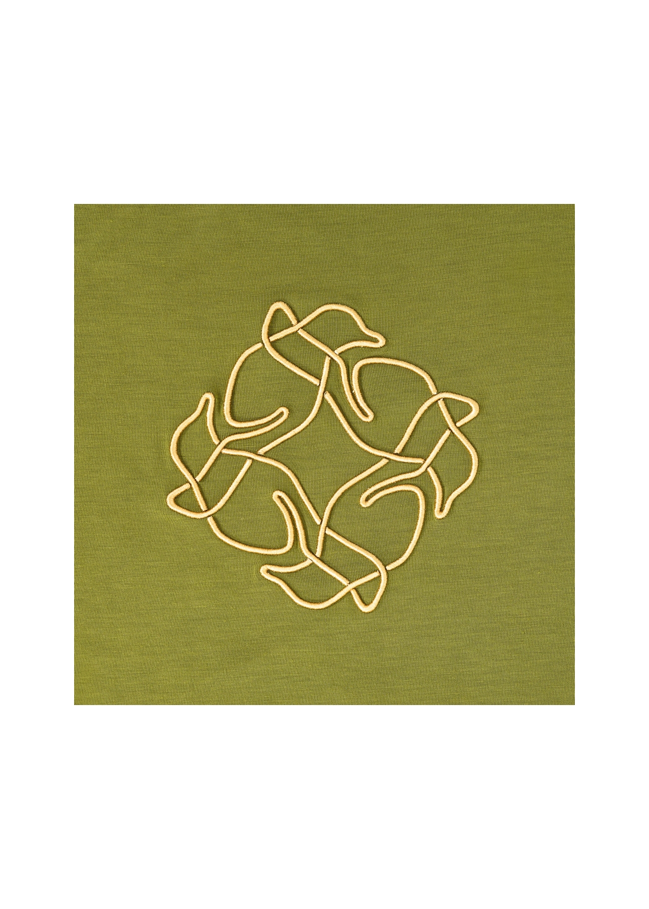 T-shirt damski khaki z wilgą TSHDT-0078-55(Z21)-03