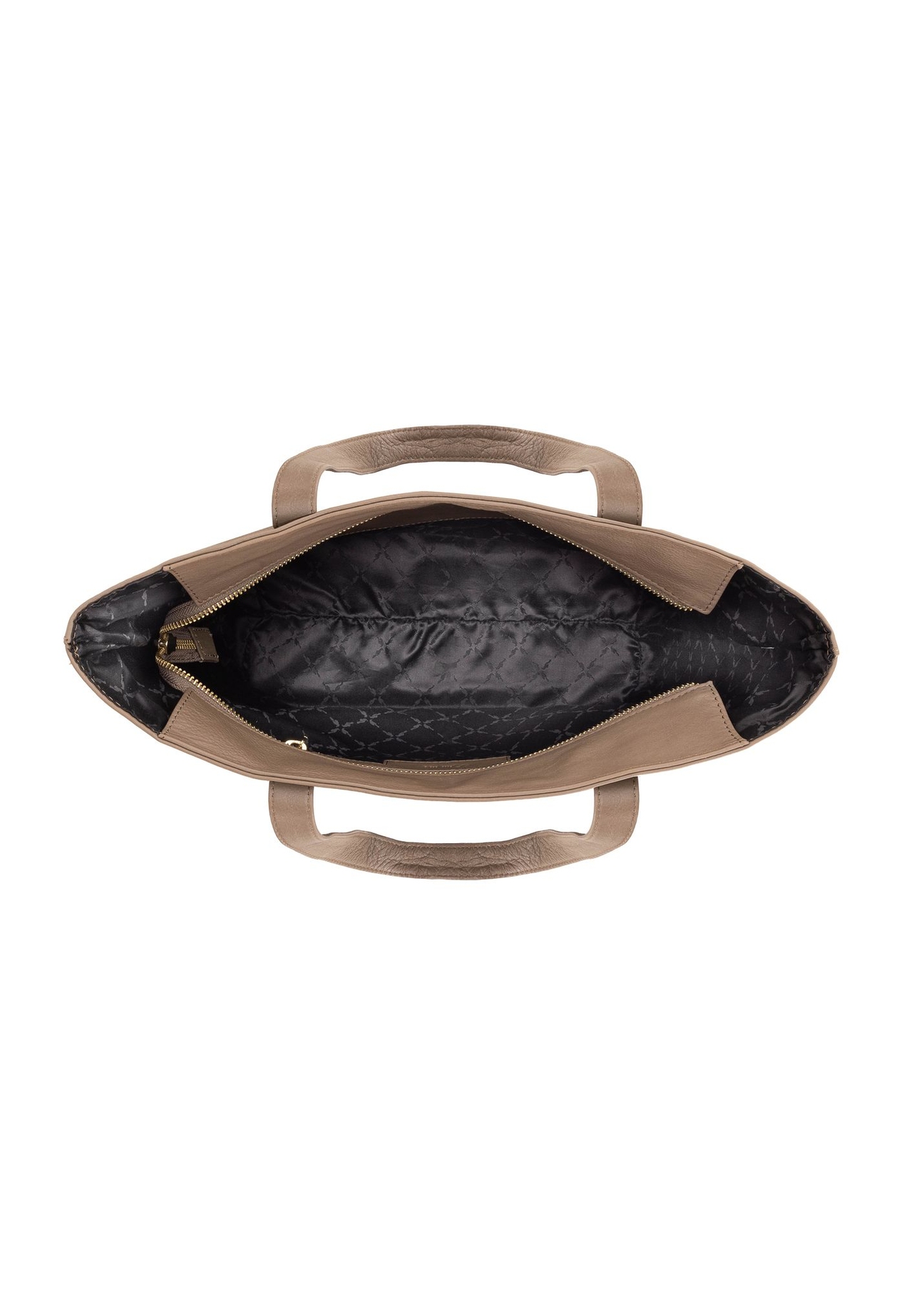 Skórzana brązowa torebka shopper damska TORES-0850A-80(W24)-06