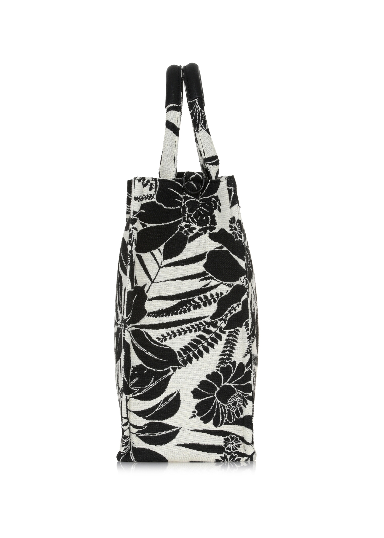 Czarna torebka usztywniana shopper TOREN-0873-98(W24)-05