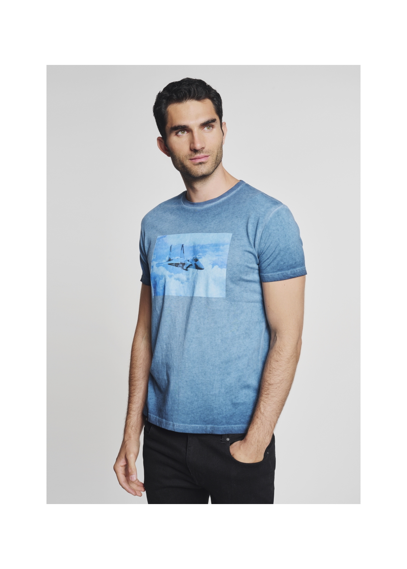 T-shirt męski TSHMT-0054-69(Z21)-01