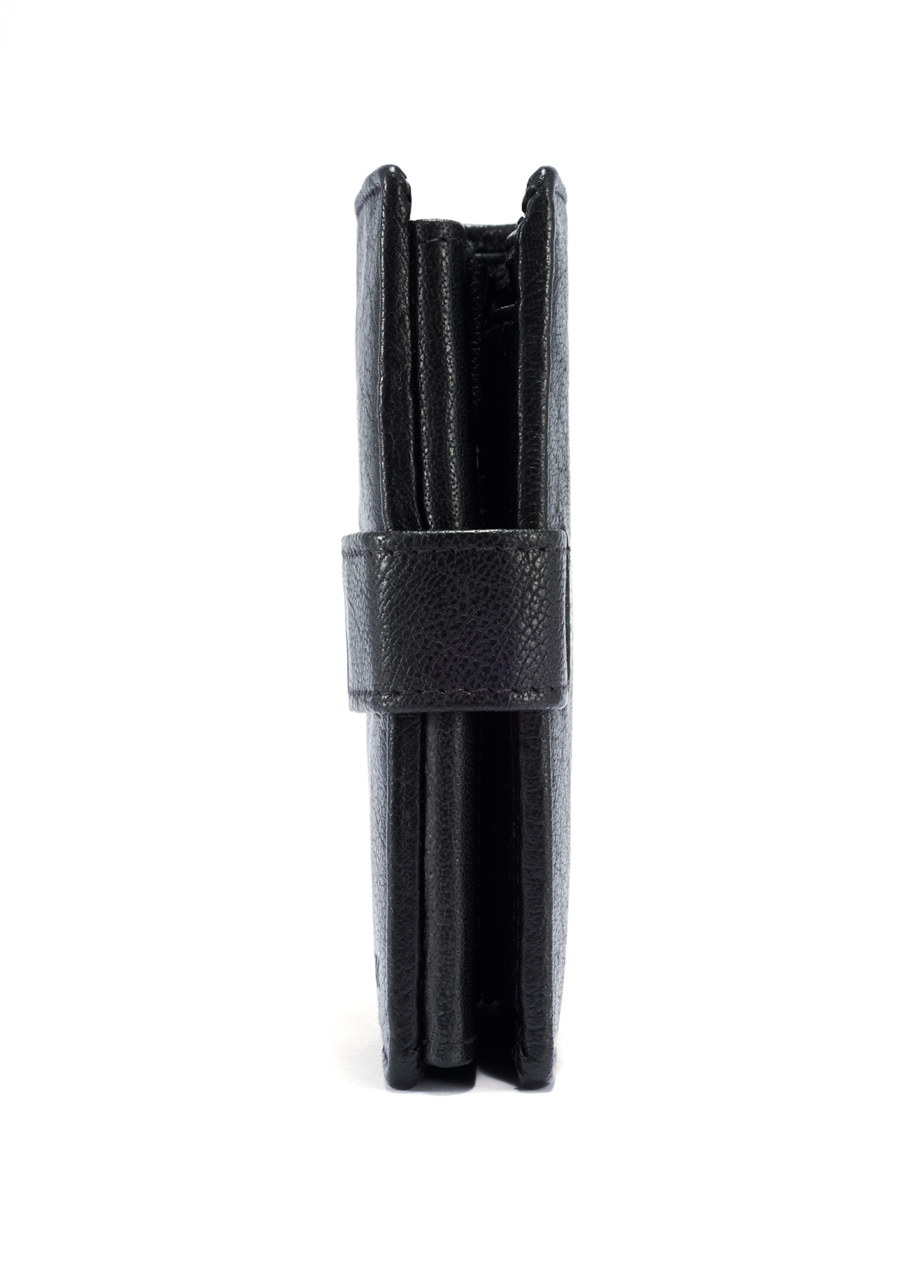 Czarny skórzany portfel męski PORMS-0650-99(W25)