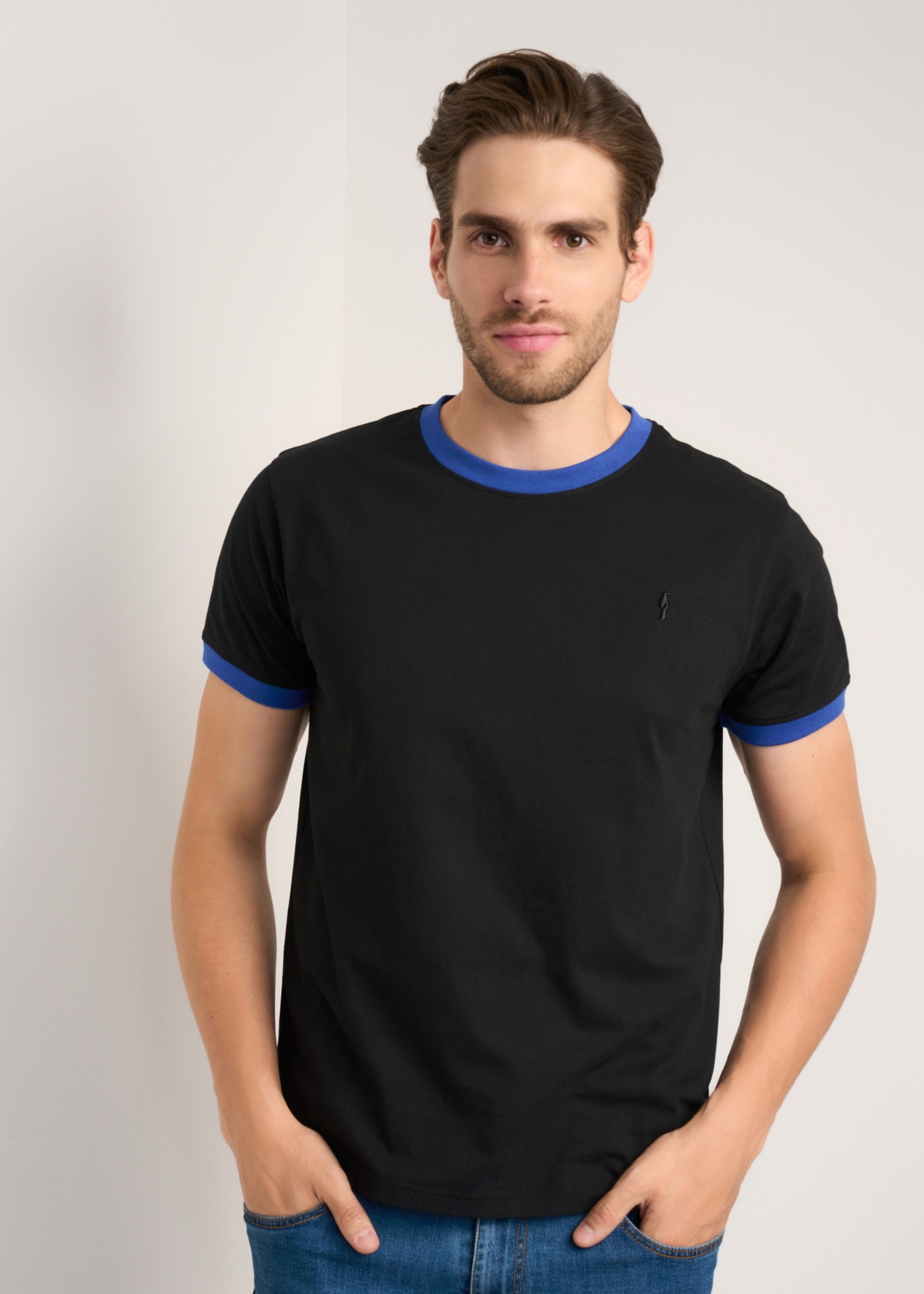 T-shirt męski TSHMT-0081-99(Z22)-01