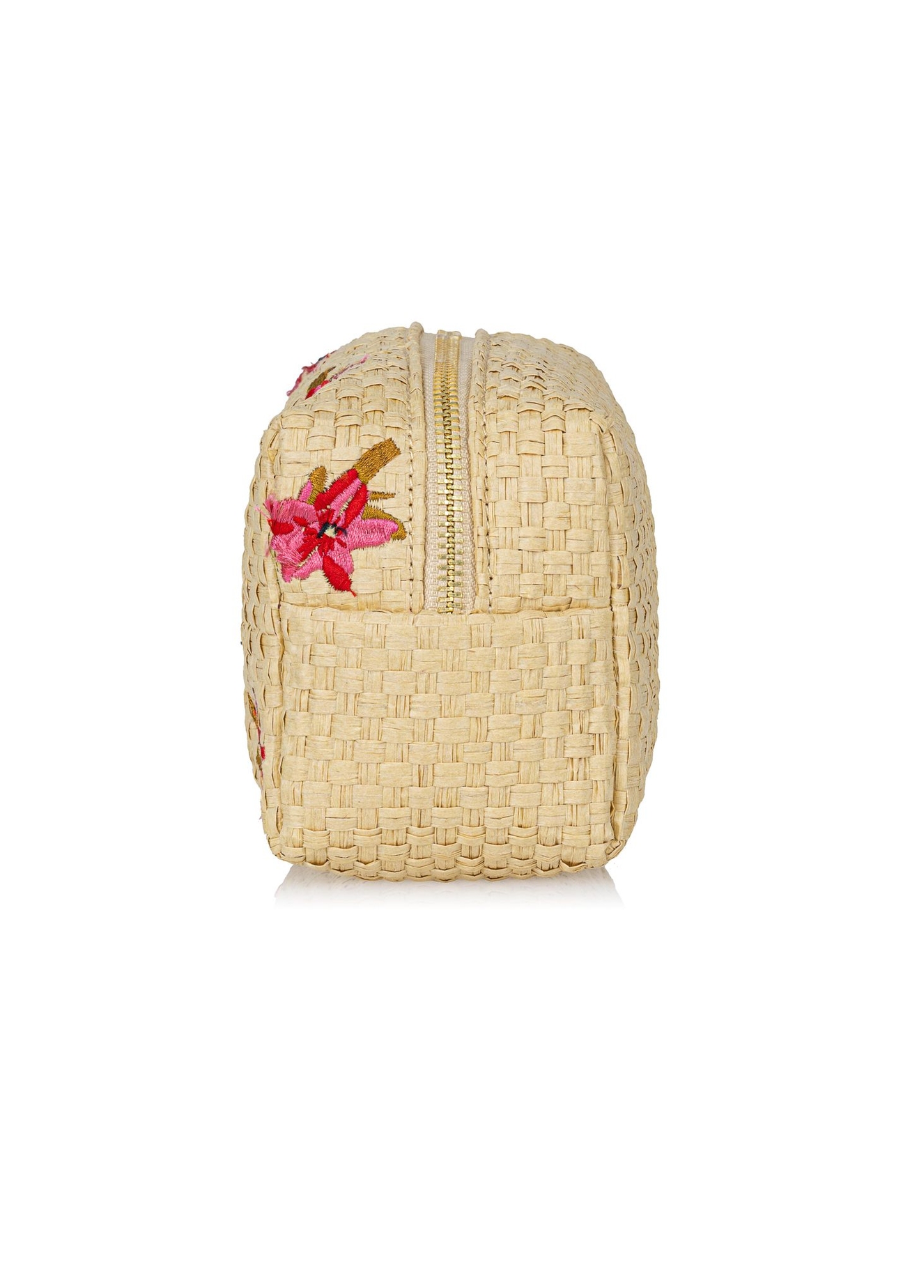 Pleciona kosmetyczka damska w kwiaty TOREC-0766-23(W23)-03