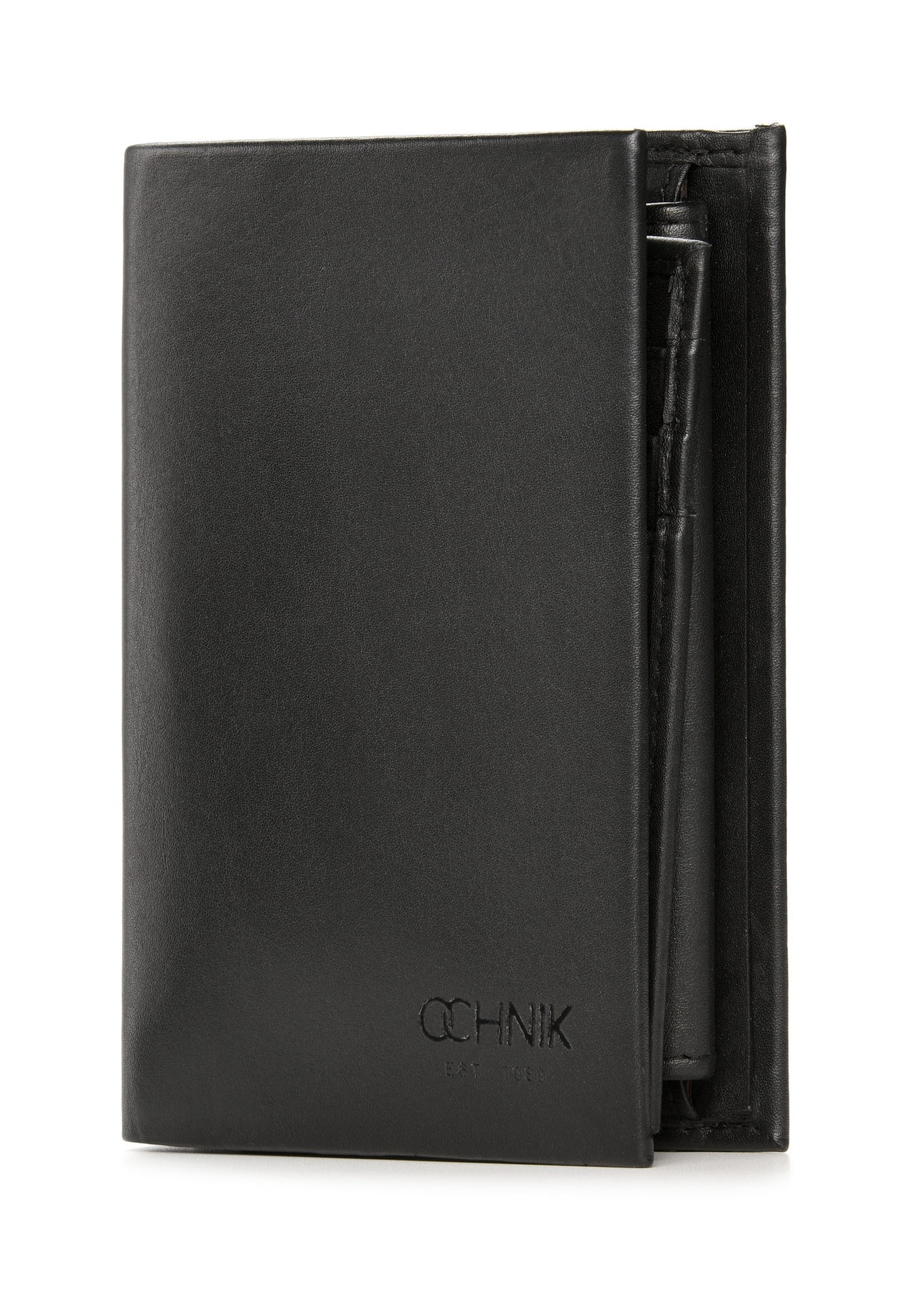 Skórzany czarny duży portfel damski PORMS-0661-99(Z25)