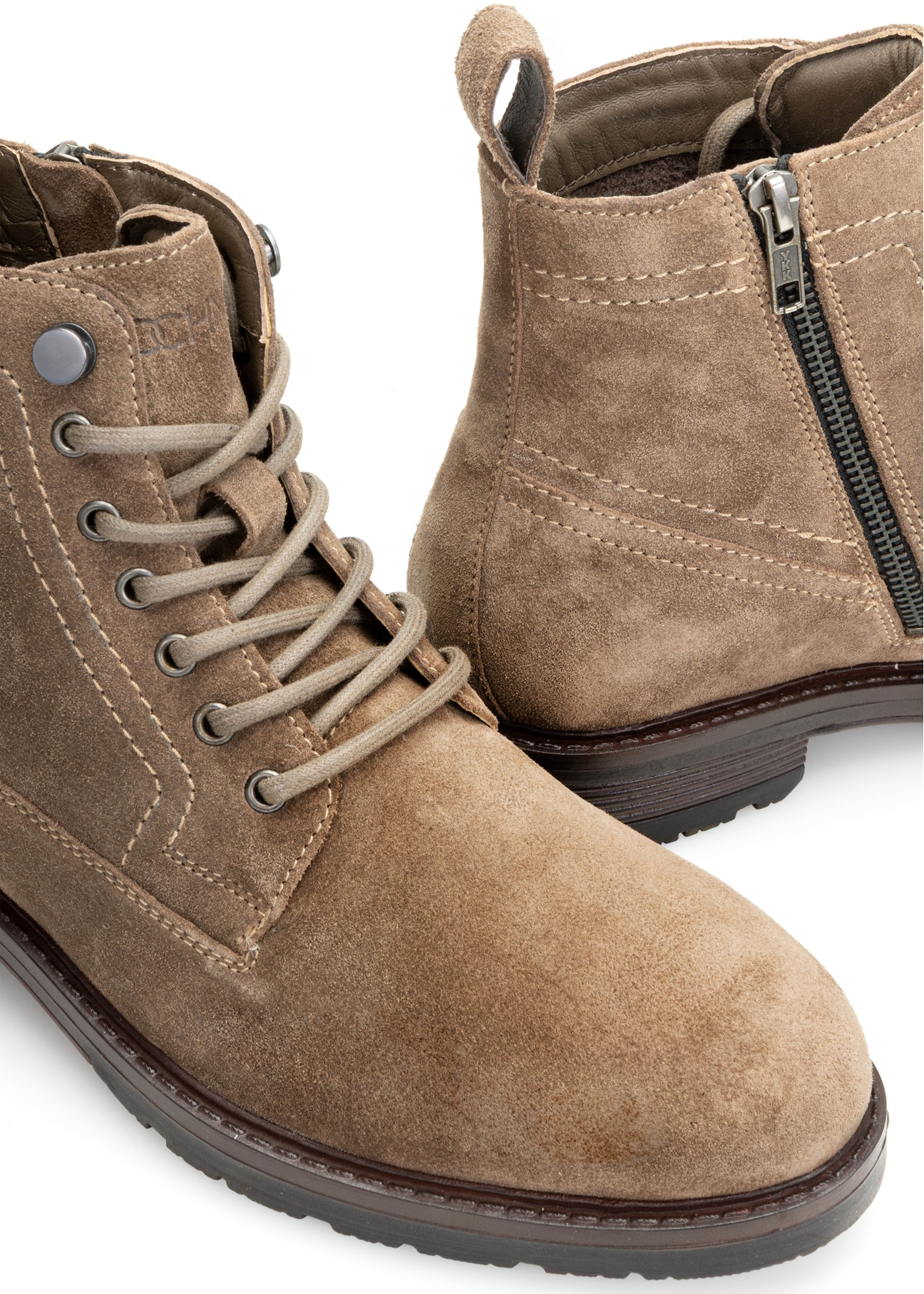 Zamszowe trzewiki męskie BUTYM-0522-82(Z25)