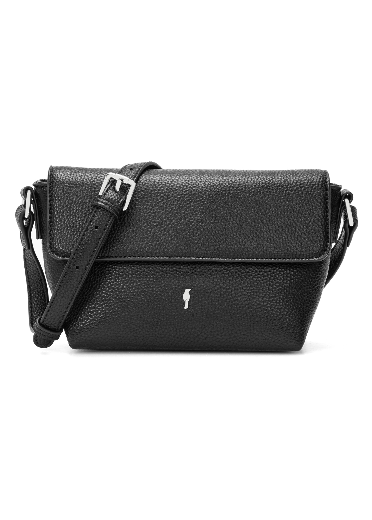 Czarna mała torebka damska na ramię TOREC-0916-99(W26)