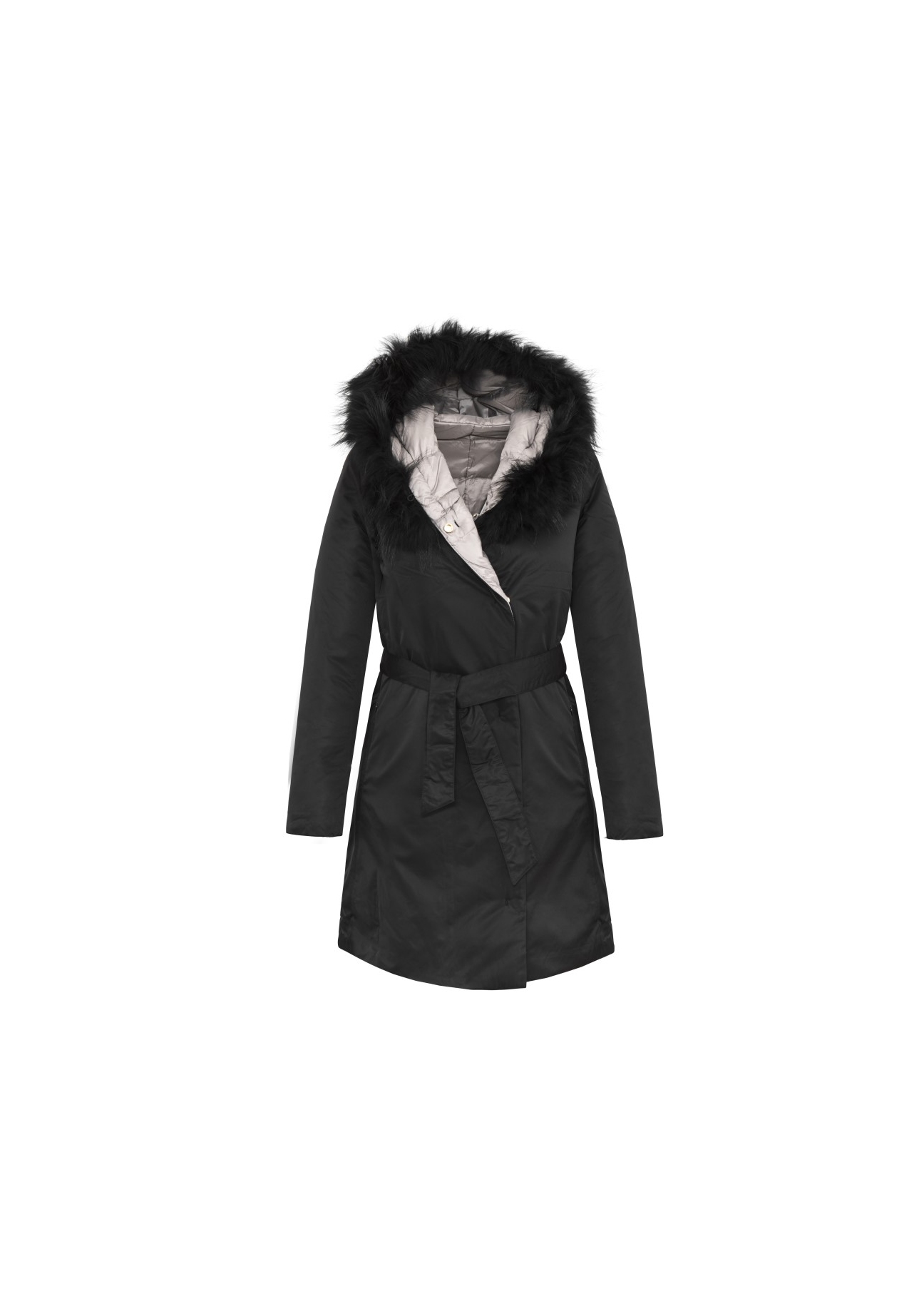 Dwustronna kurtka puchowa damska KURDT-0068-99(Z17)-03