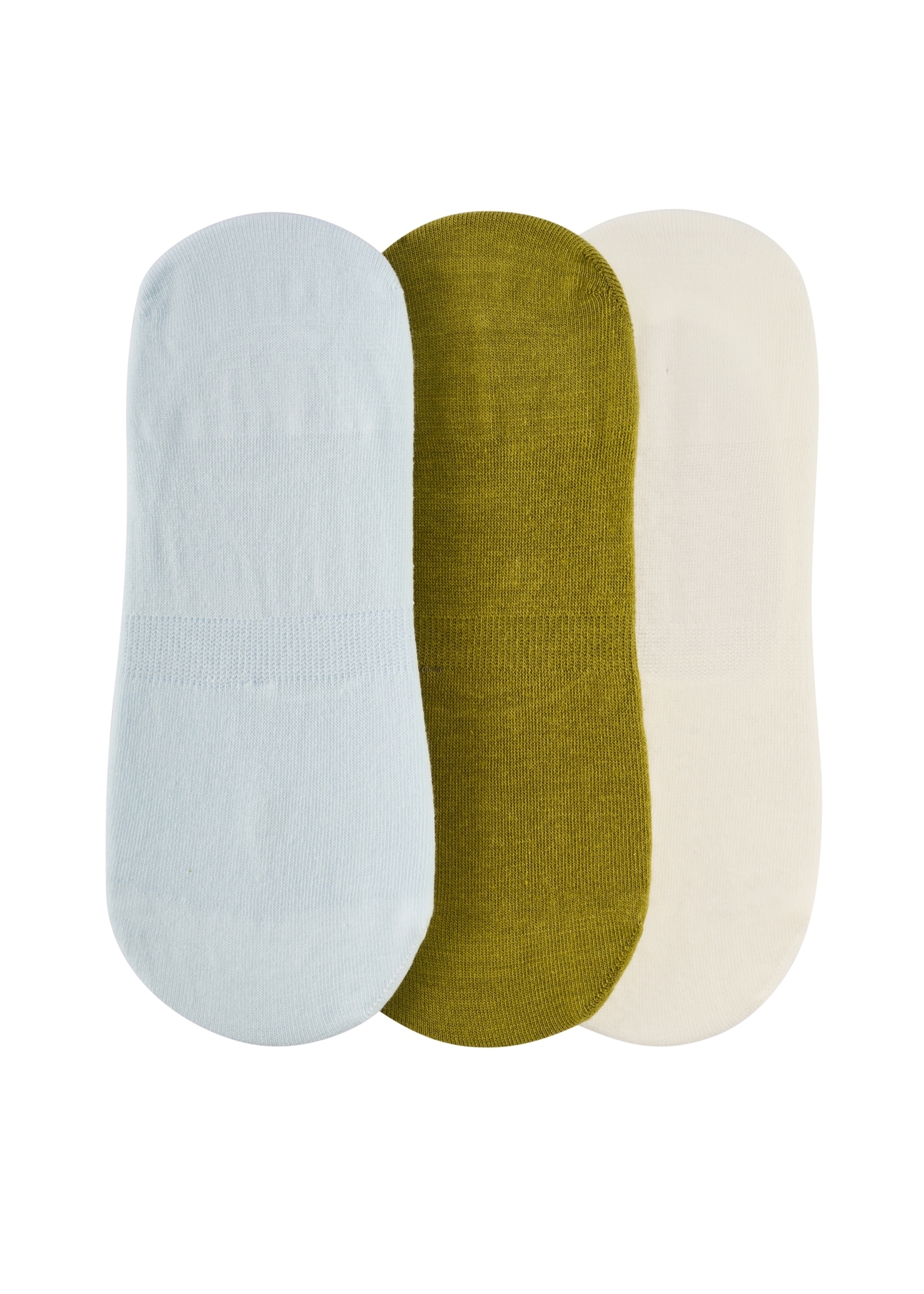 Zestaw stopek damskich ZESDT-0029-7A(W26)- widok produktu od góry, na białym tle. 