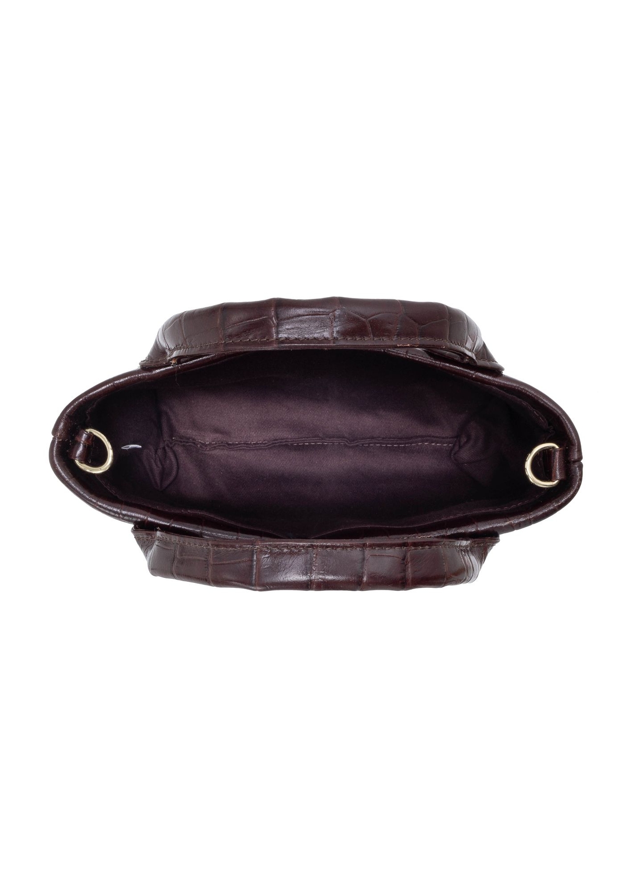 Mały skórzany kuferek damski croco TORES-1012-90(W24)-05