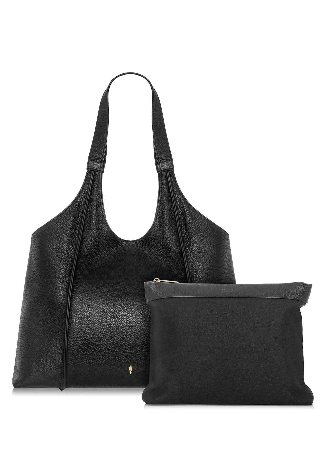 Skórzana torebka shopper damska TORES-0966-99(Z23)-05