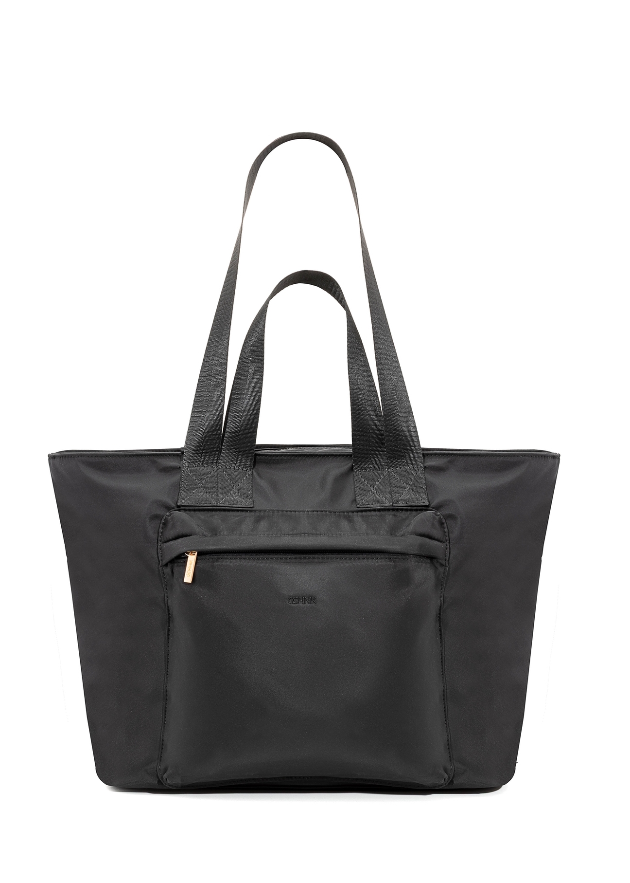 Czarna duża torebka shopper TOREN-0325-99(Z25)