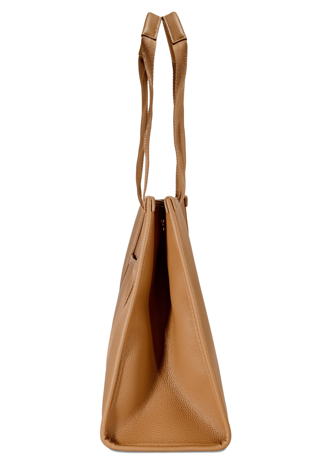 Duża torebka shopper camelowa TOREC-0977A-24(Z25)
