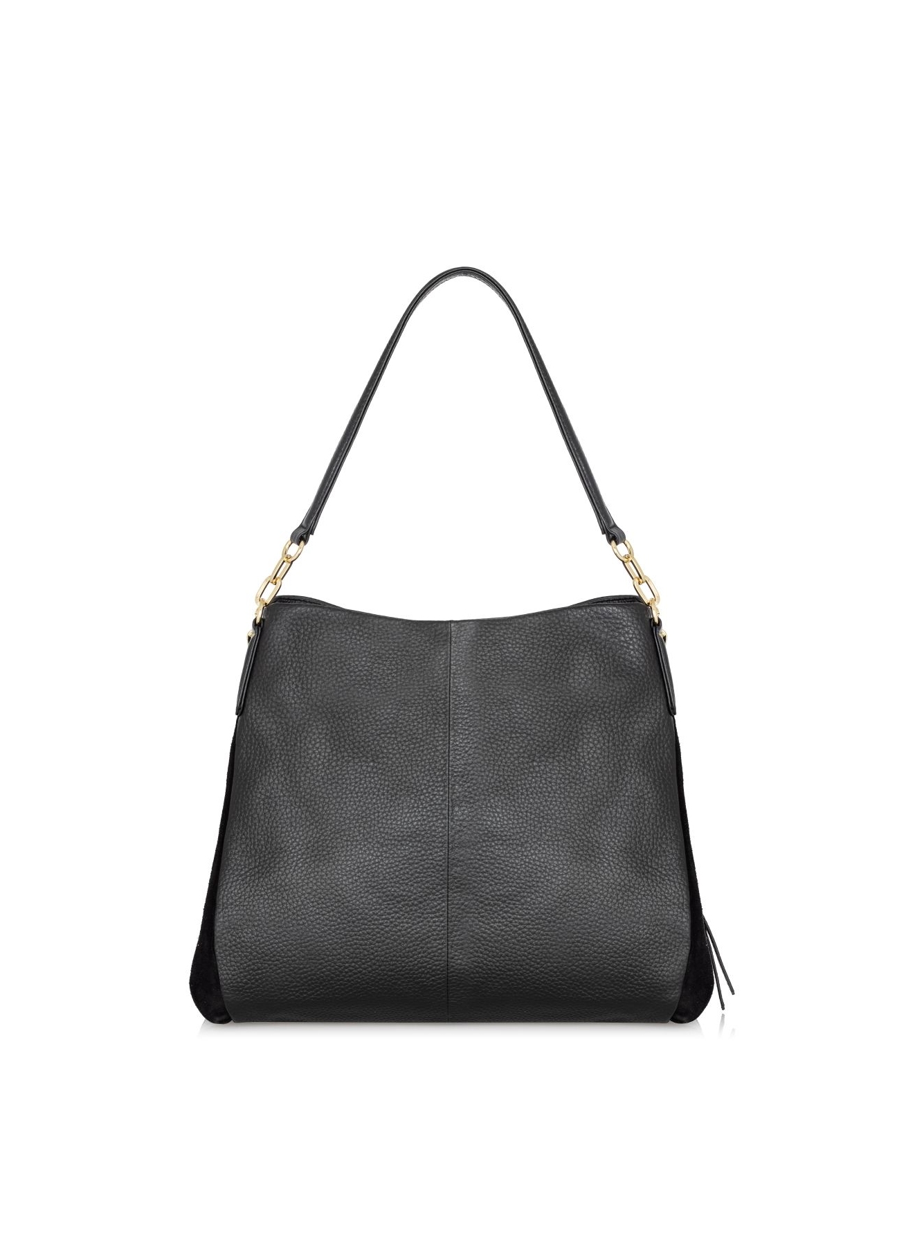 Skórzana torebka  shopper damska TORES-0636B-98(W23)-04