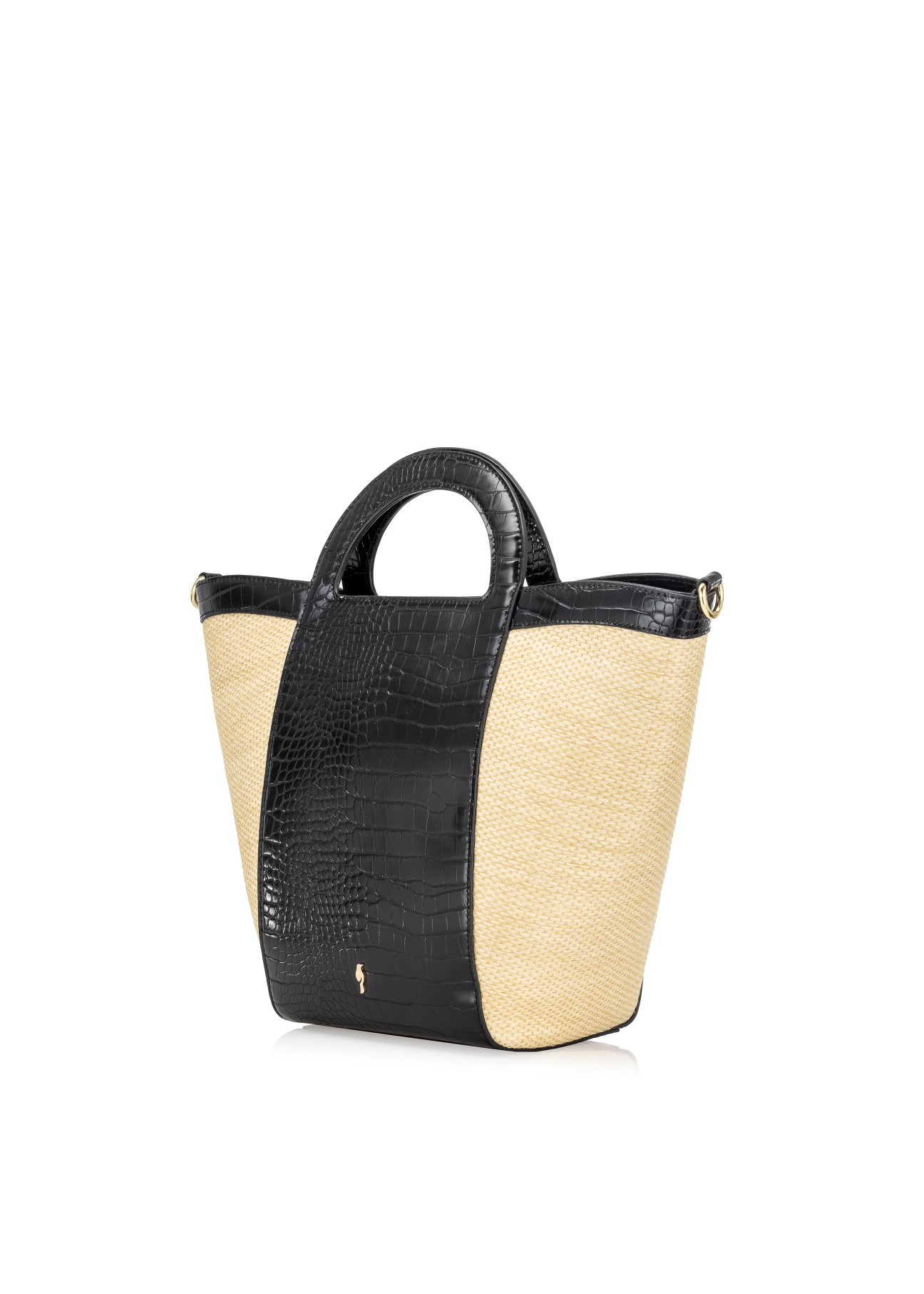 Koszyczek damski ze wzorem croco TOREC-0672-15(W22)-02