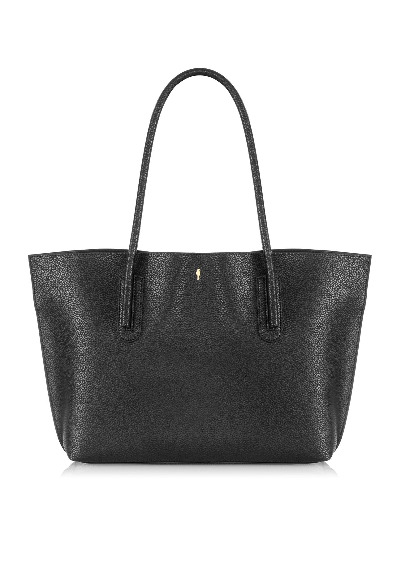 Czarna torebka shopper damska TOREC-0938-99(W24)-01
