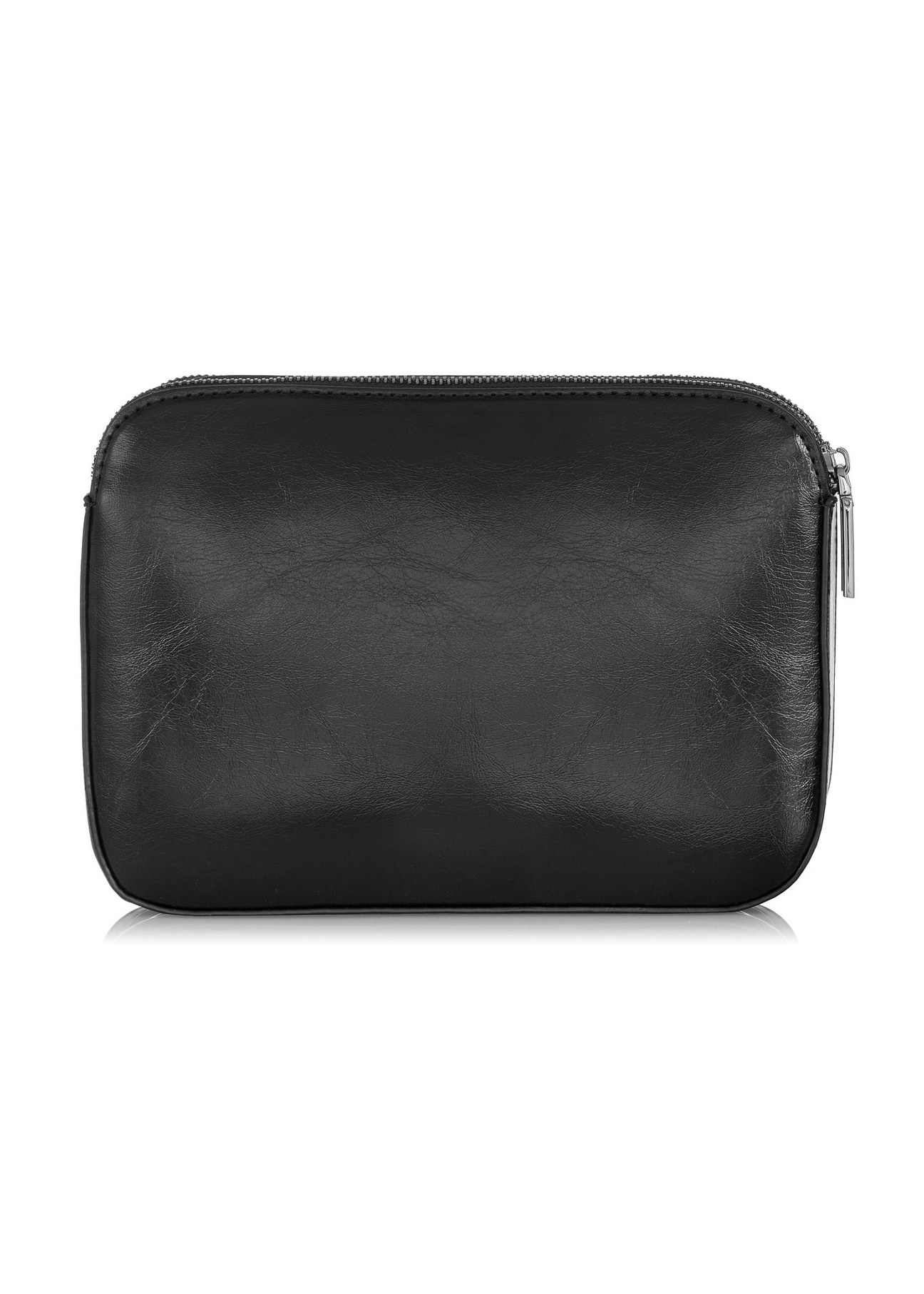 Czarna torebka damska z monogramem TOREC-0522B-96(Z23)-04