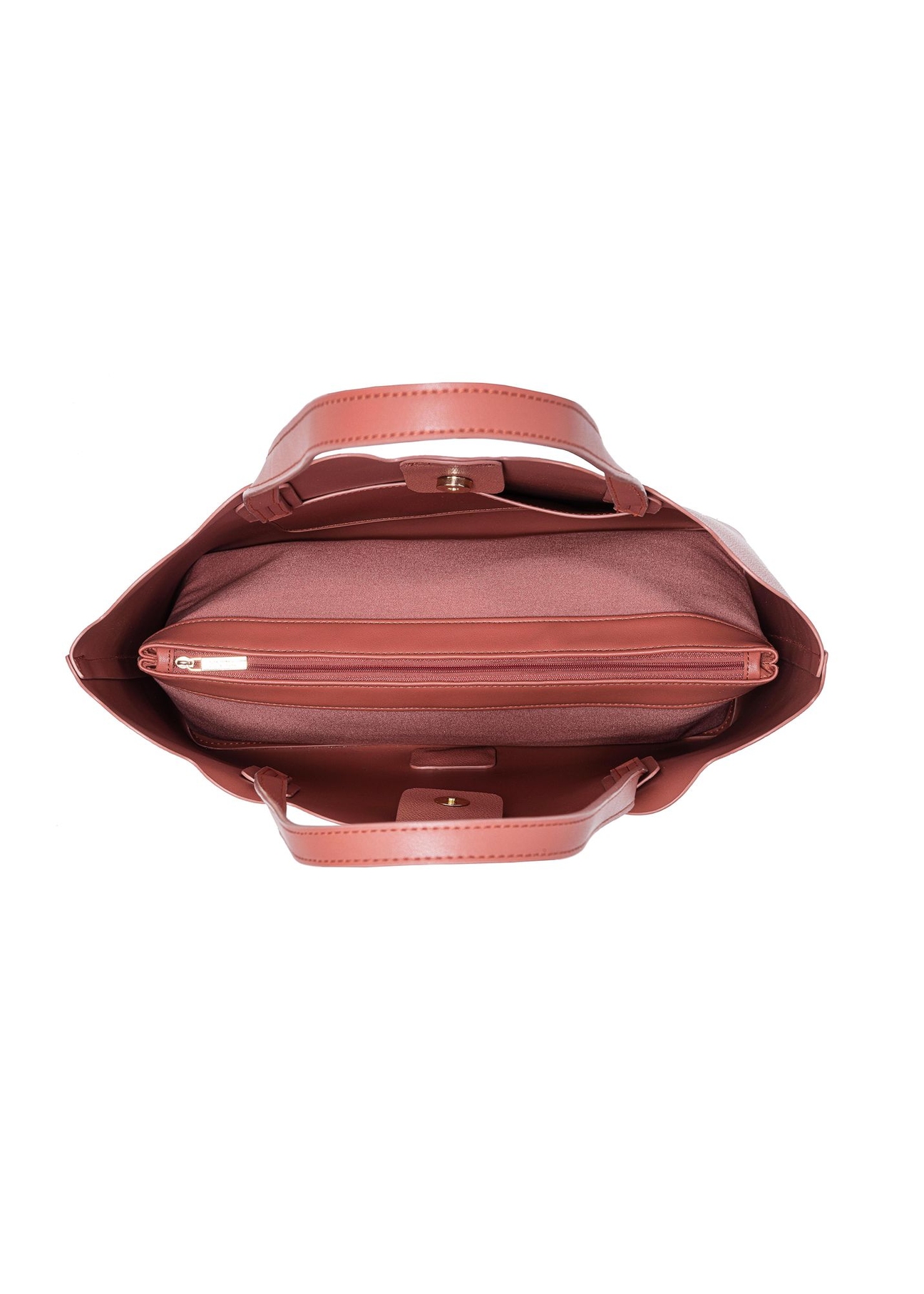 Torebka shopper z kosmetyczką TOREC-0763-85(W23)-06