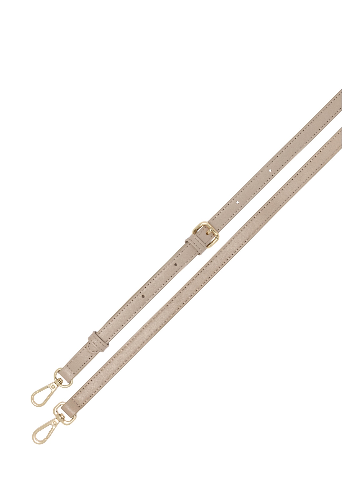 Beżowa torebka damska z plecionką TOREC-1169-1A(W26), widok paska produktu na białym tle.