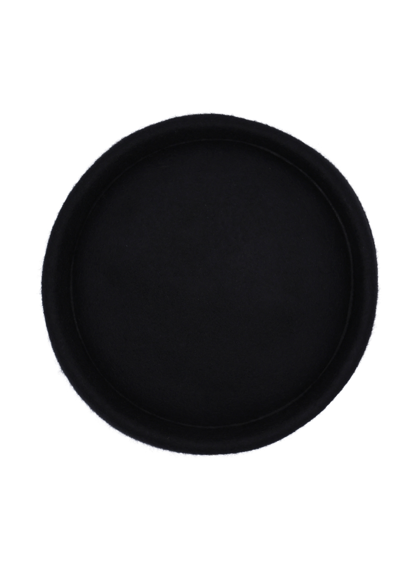 Czapka damska w stylu toczka CZADT-0235-99(Z26) - widok produktu z góry, na białym tle. 