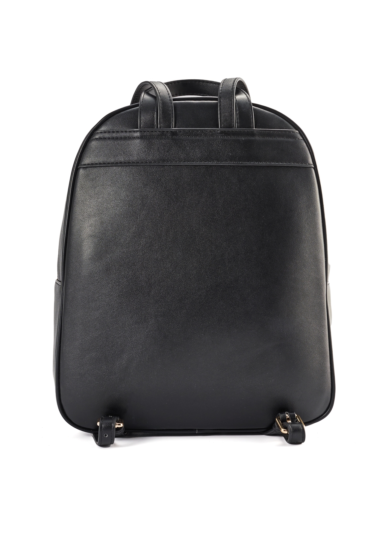 Czarny plecak damski z monogramem TOREC-1045-98(Z25)