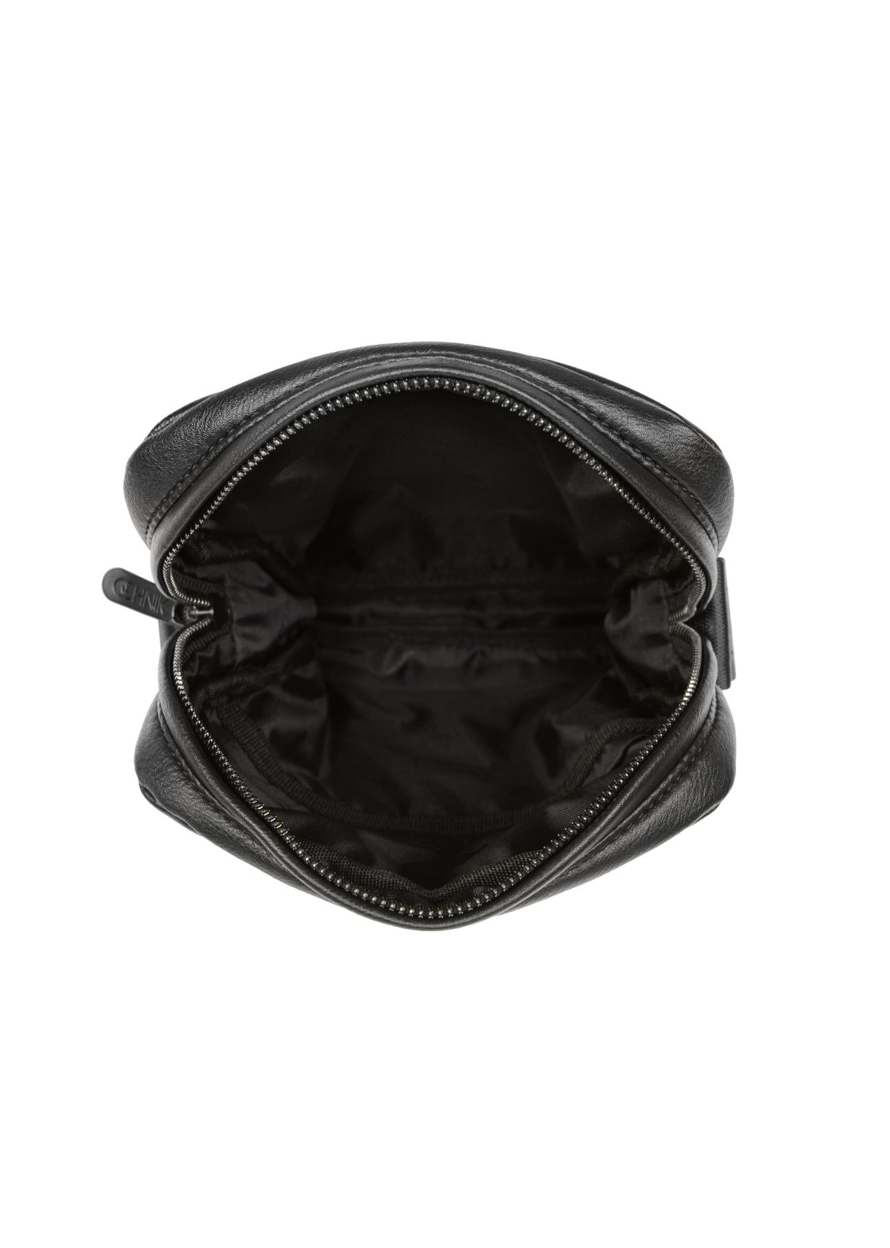 Czarna torba męska z printem TORMN-0281-99(W24)