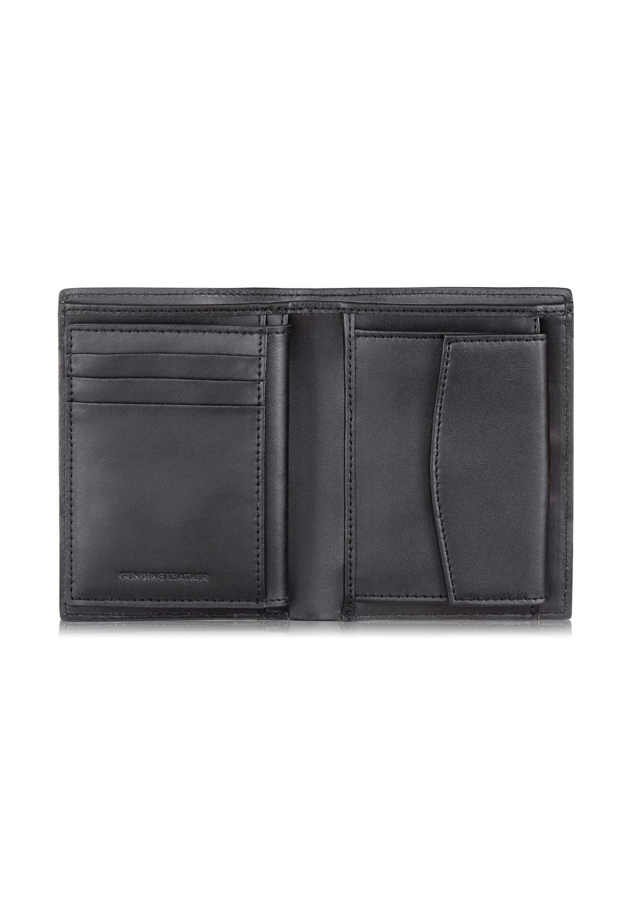 Skórzany portfel męski ze wzorem moro PORMS-0527-99(W23)