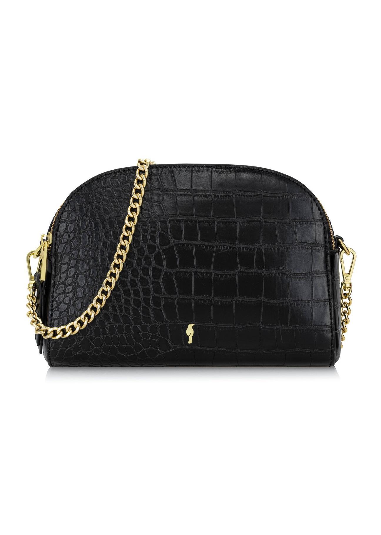 Black women's croco bag TOREC-0036D-97(Z24)-03