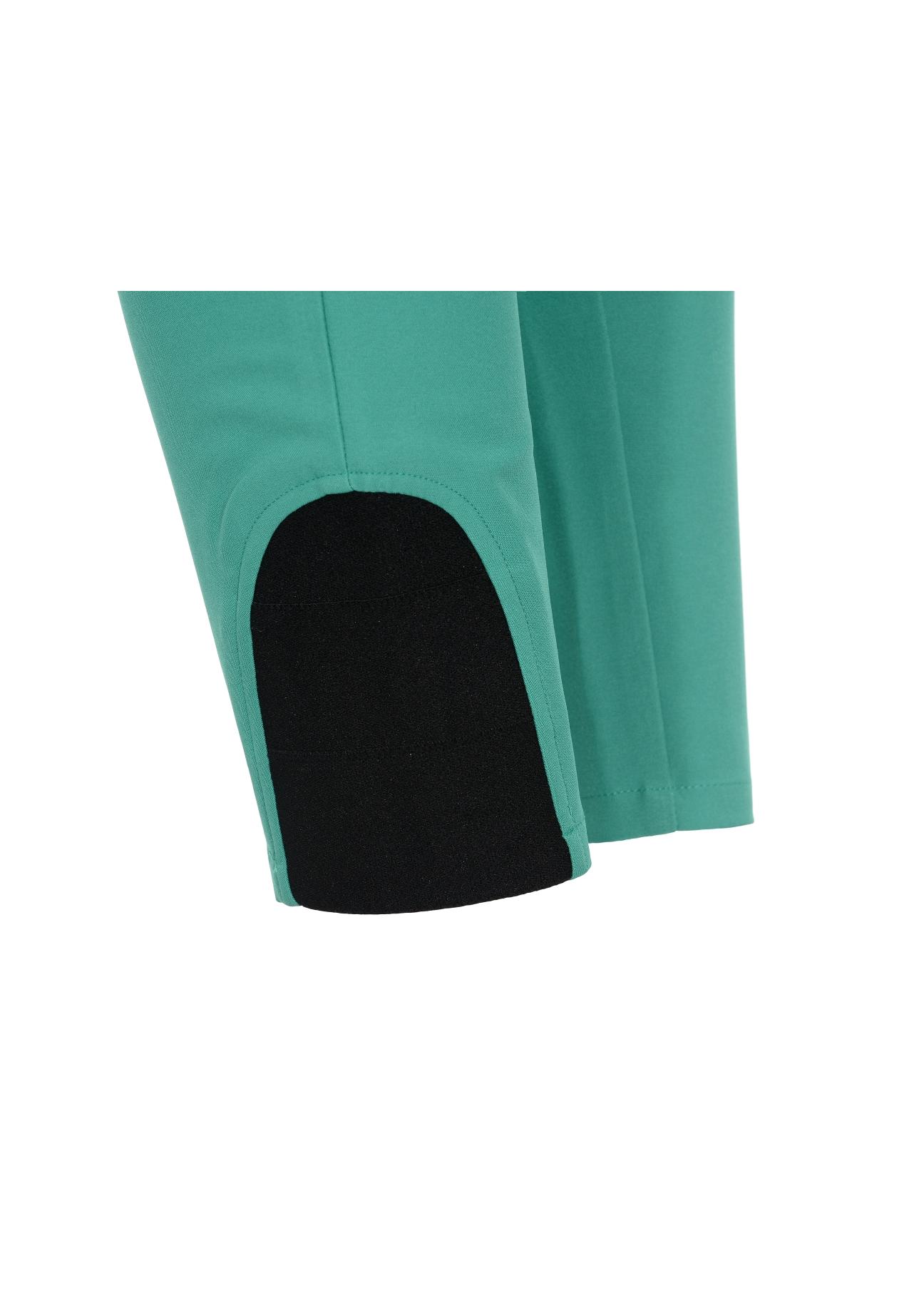 Szmaragdowe spodnie damskie SPODT-0031-51(W19)