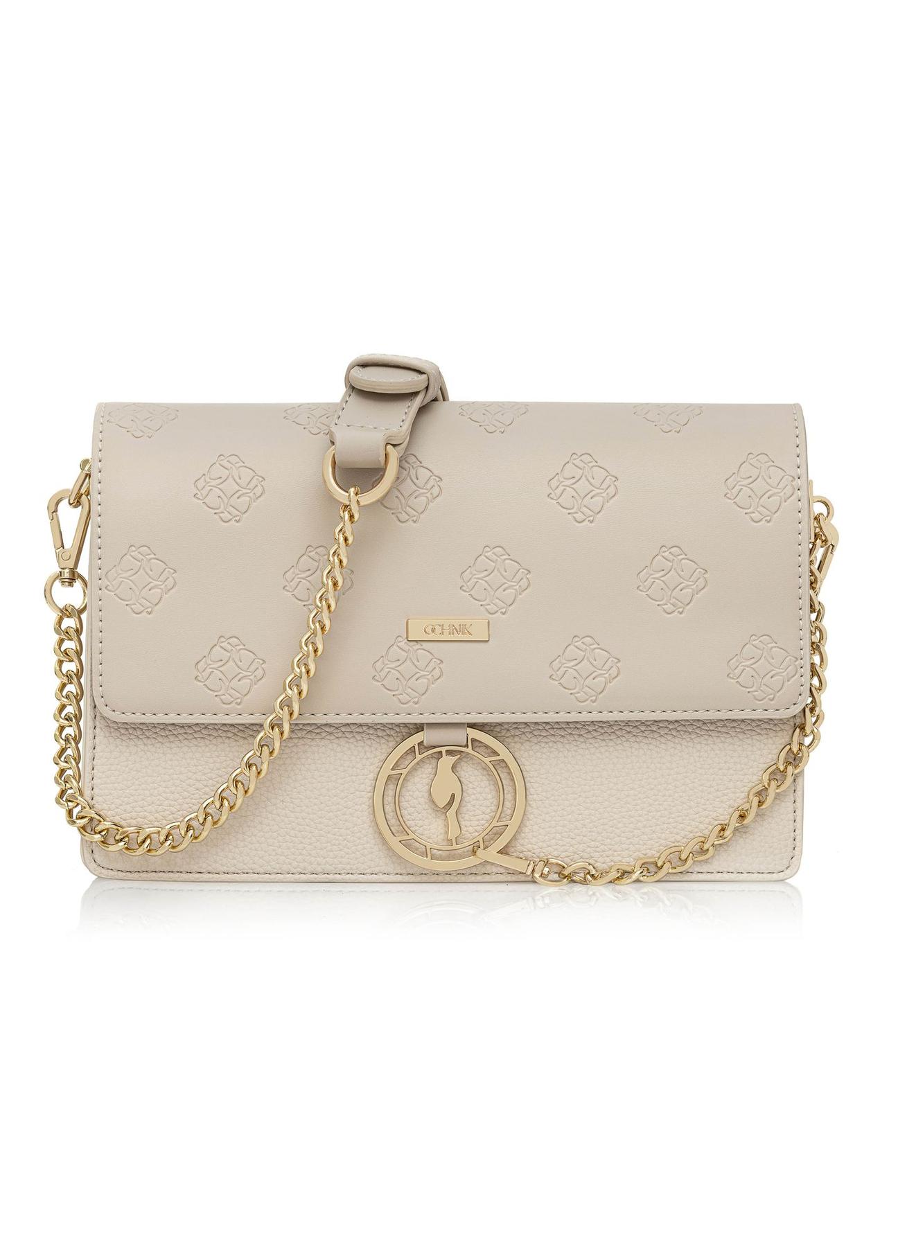 Cream monogram bag TOREC-0536A-12(Z24)-01