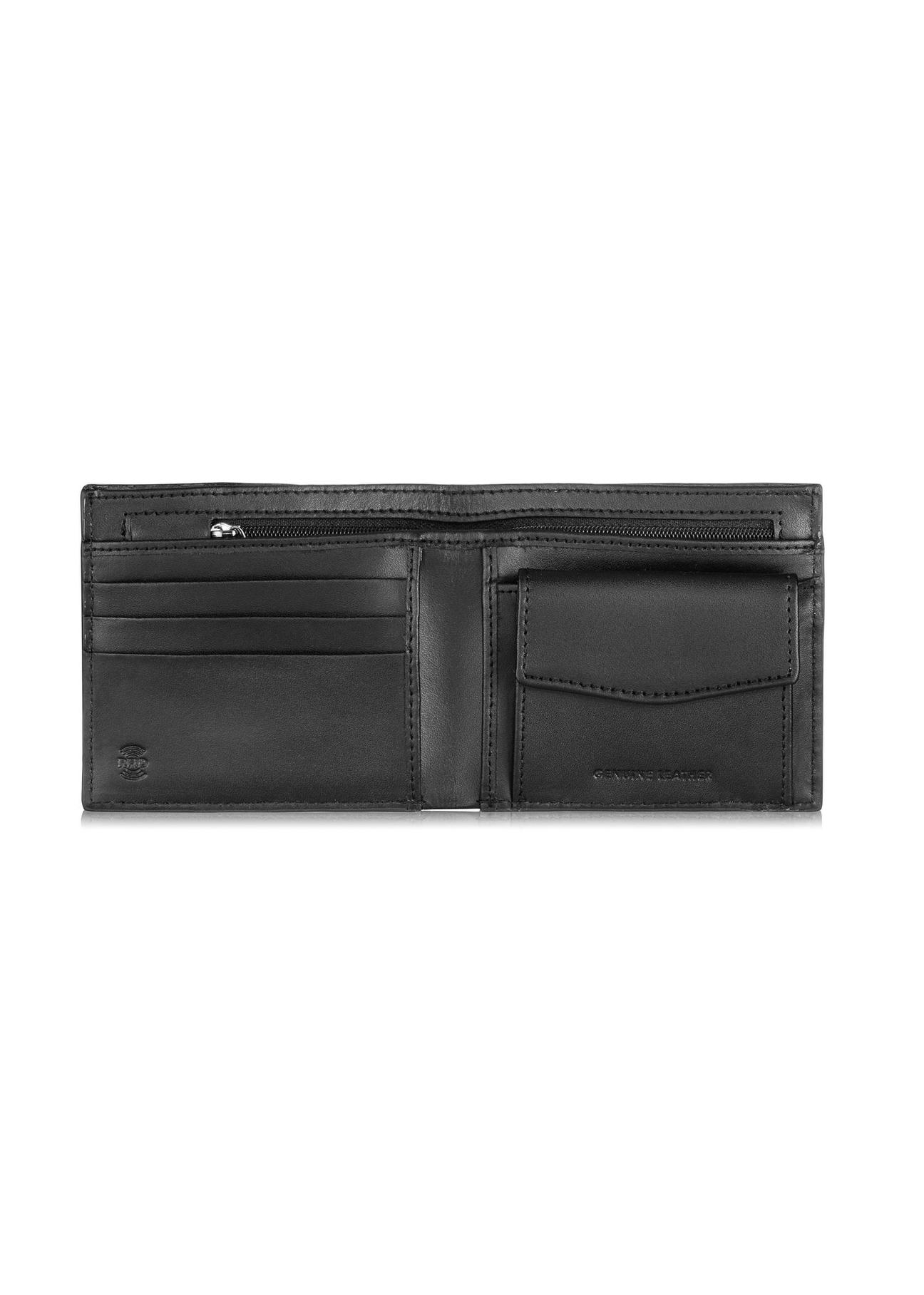 Skórzany portfel męski wzór moro PORMS-0530-99(W23)
