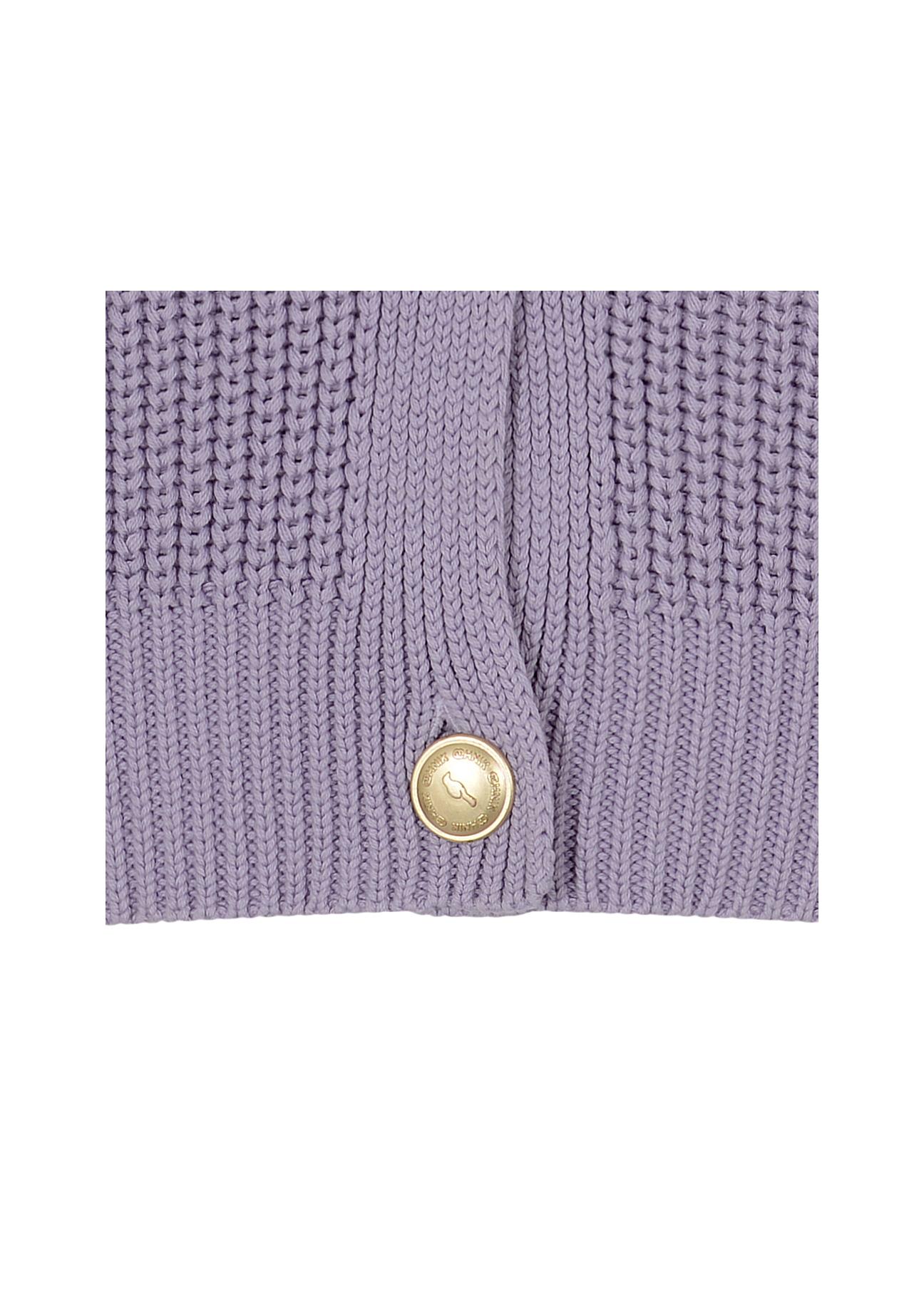Liliowy sweter rozpinany damski KARDT-0024-75(Z21)-03