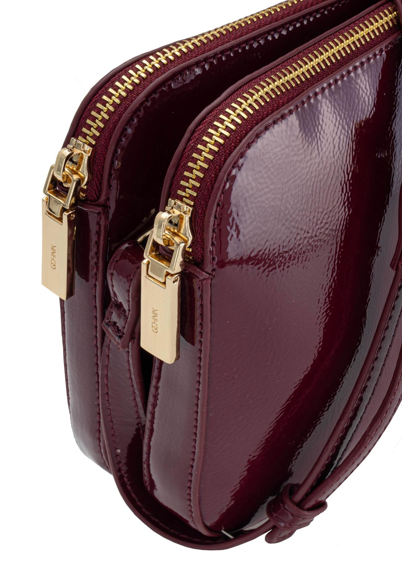 Patent claret classic women's bag TOREC-0205D-43(Z24)-06