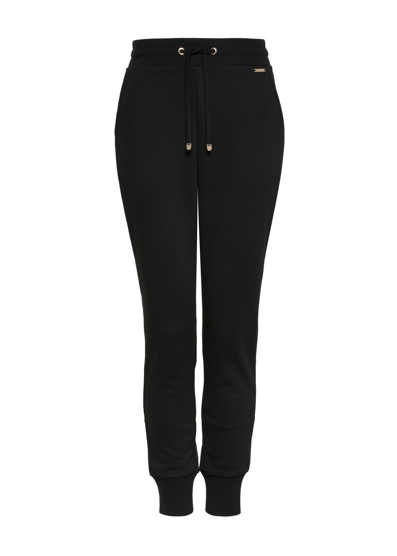 Black women's sweatpants SPODT-0100-99(Z24)-01