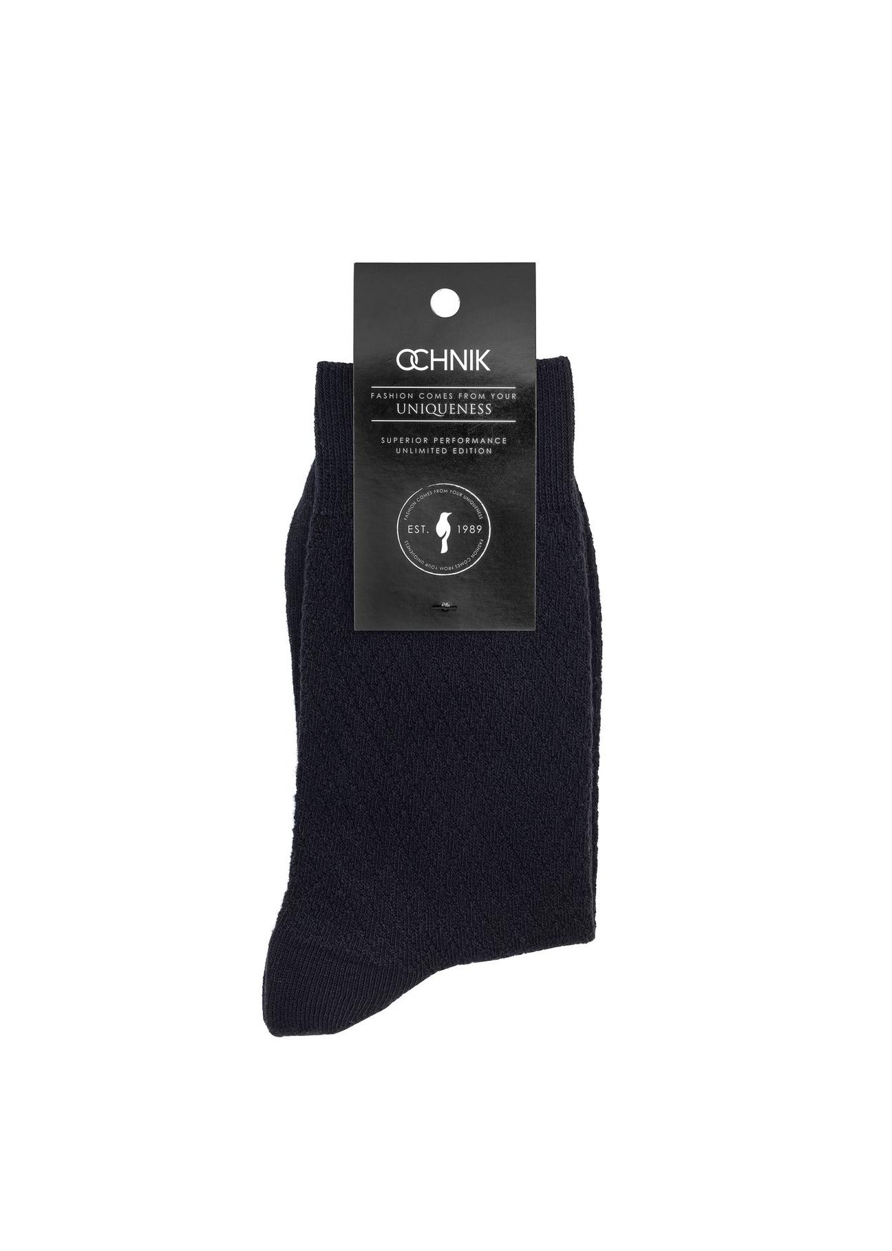 Black long men's socks SKAMT-0193-99(Z24)-02