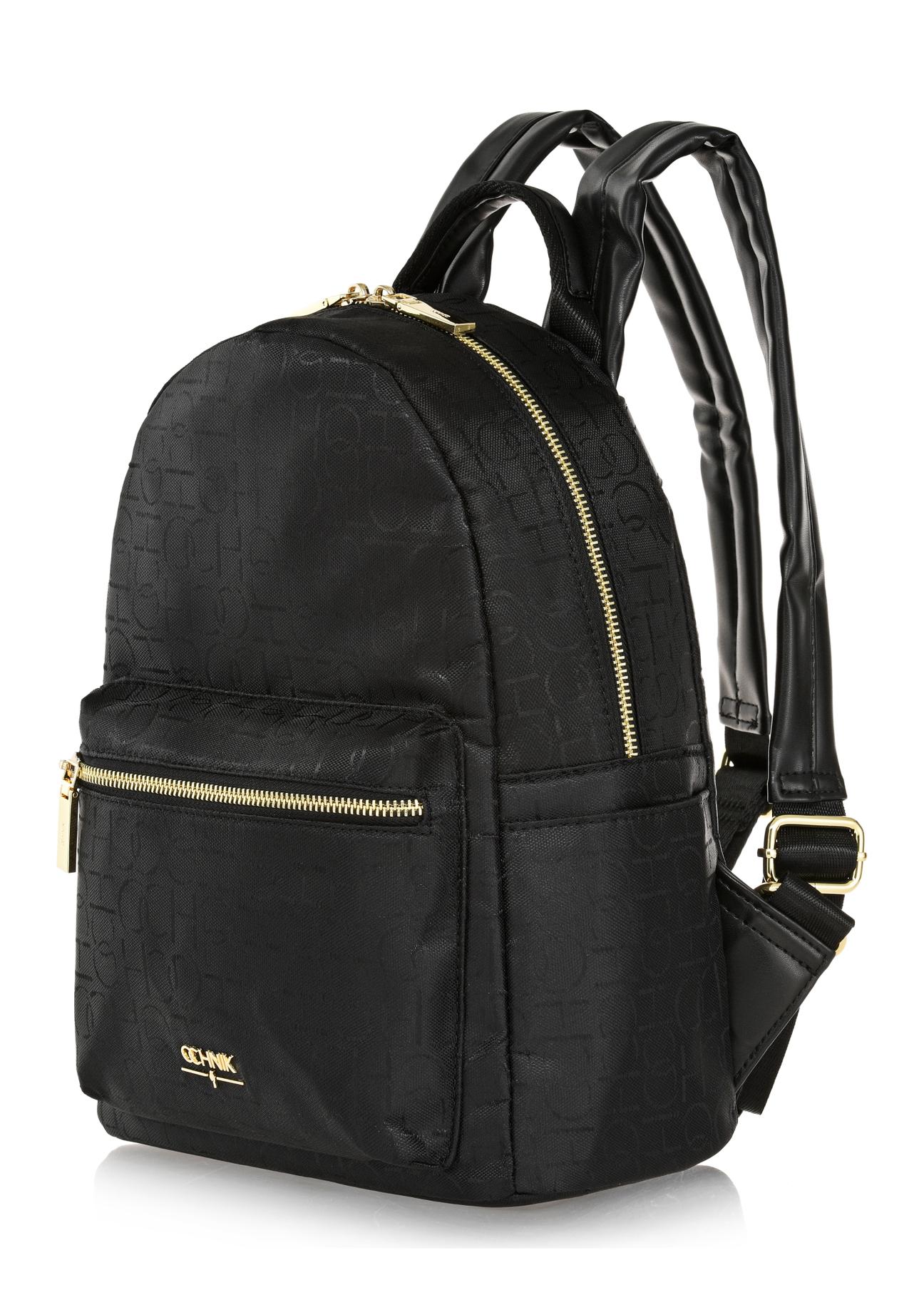 Czarny jednokomorowy plecak damski TOREN-0280-99(W24)