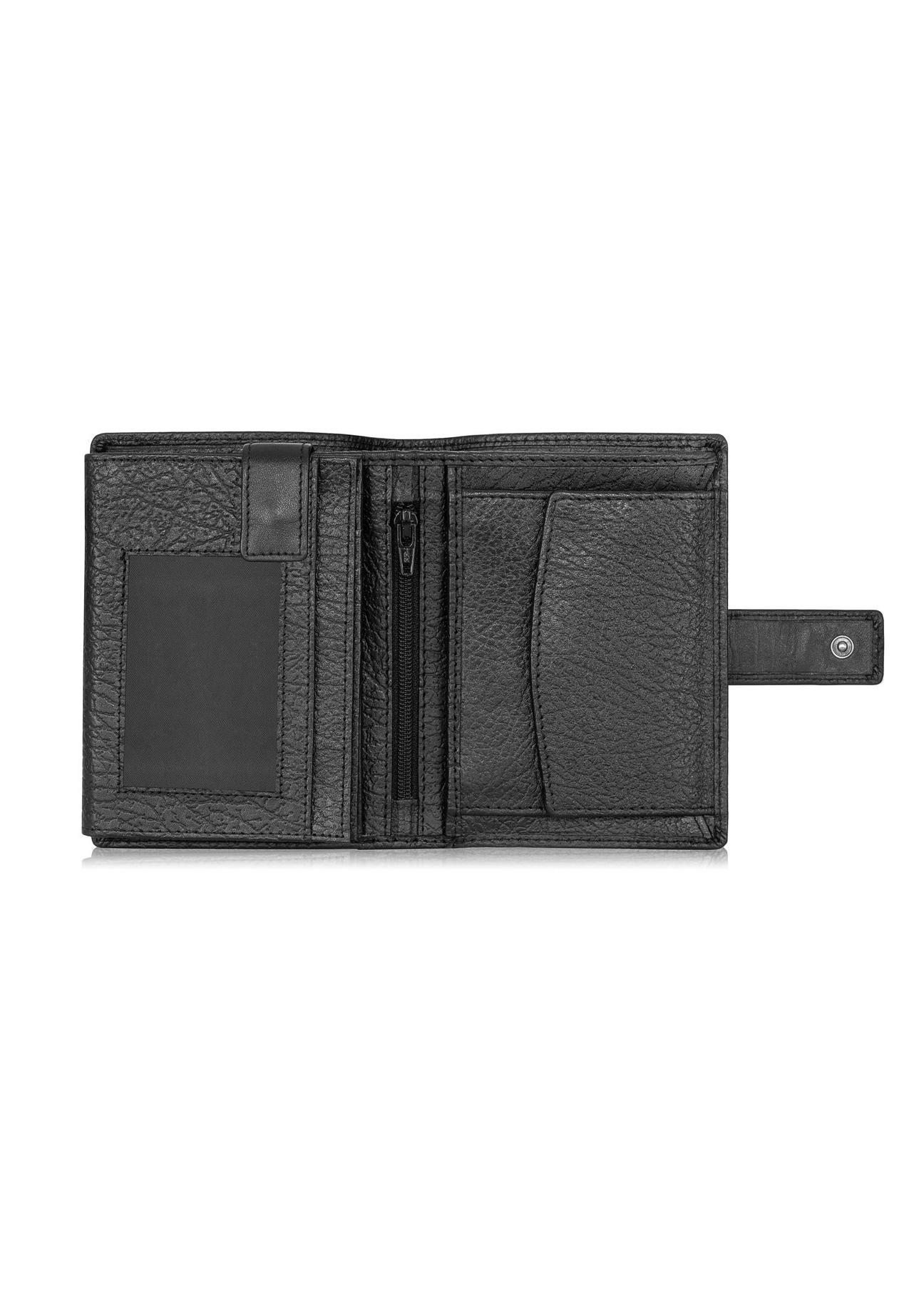 Skórzany portfel męski na zatrzask PORMS-0531-99(W23)